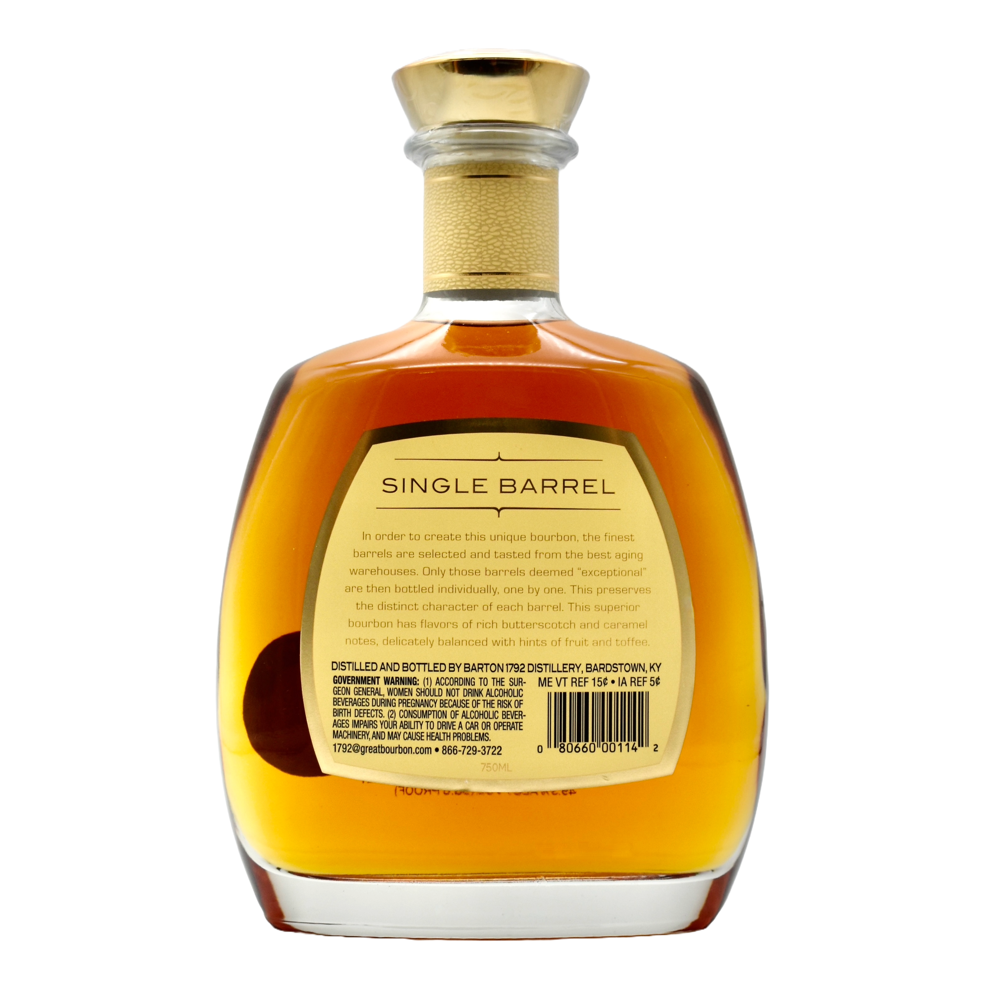 1792 Straight Bourbon Single Barrel 750ml | Barrel Select