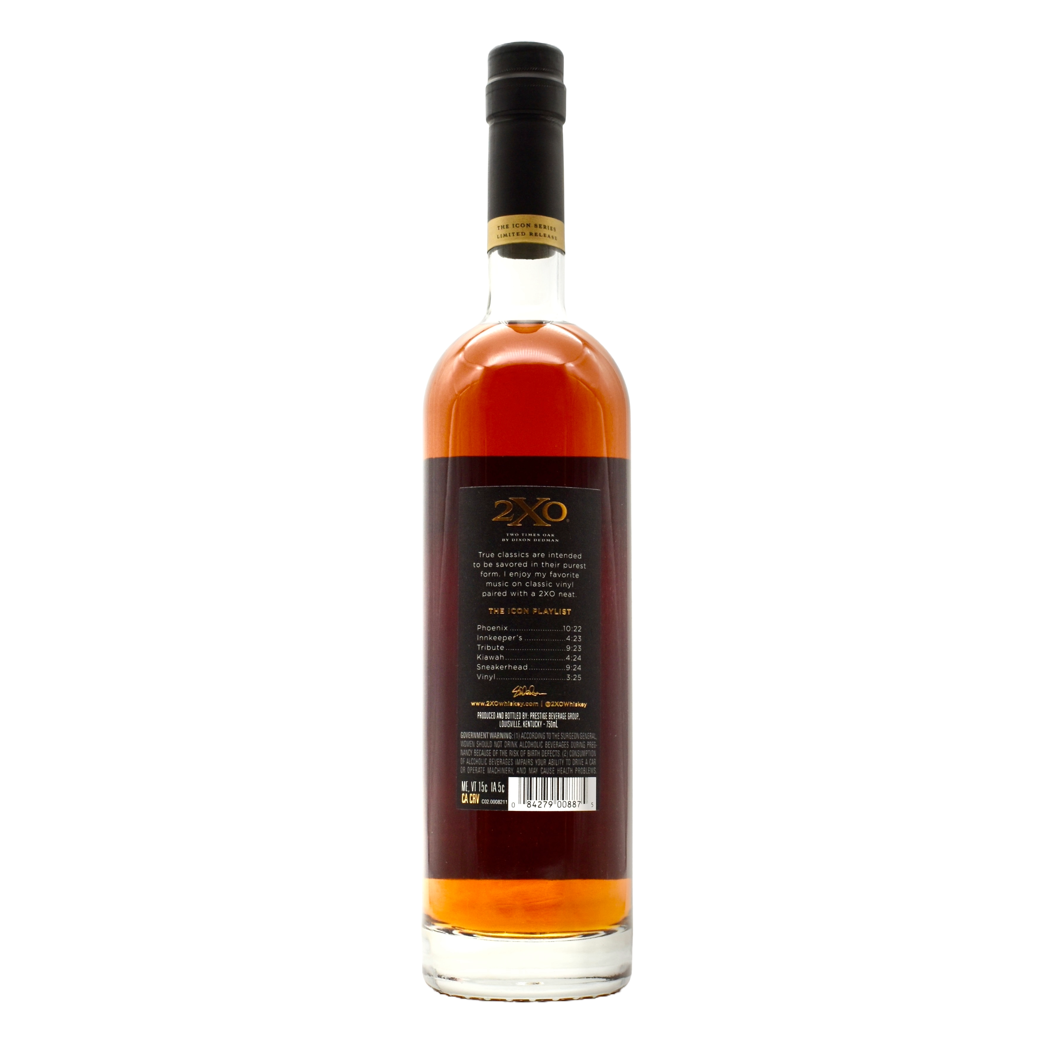 2XO The Vinyl Blend Bourbon 750ml