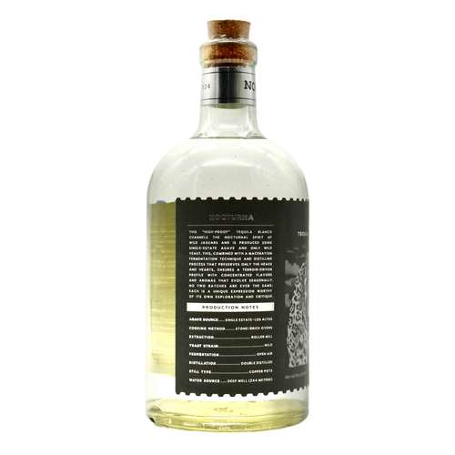 Alma del Jaguar Tequila High Proof Blanco Nocturna 750ml