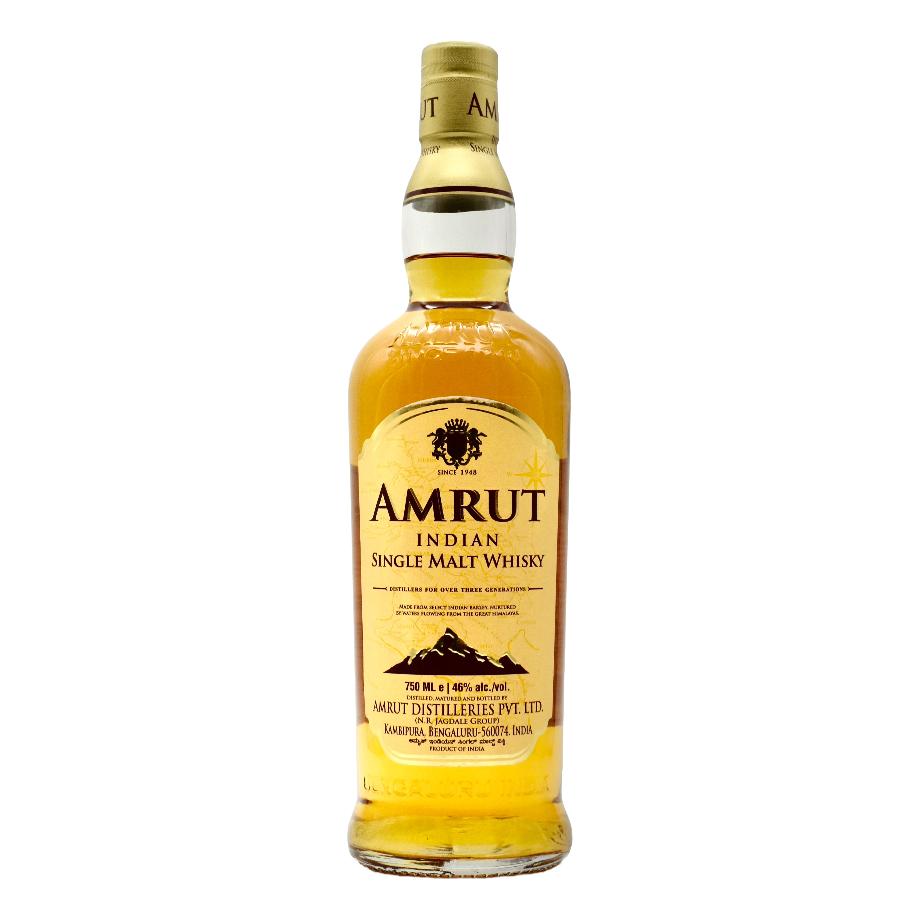 Amrut Single Malt Indian Whiskey 750ml