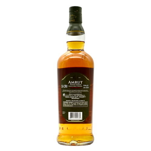 Amrut Indian Peated Single Malt Whisky Cask Strength 750ml