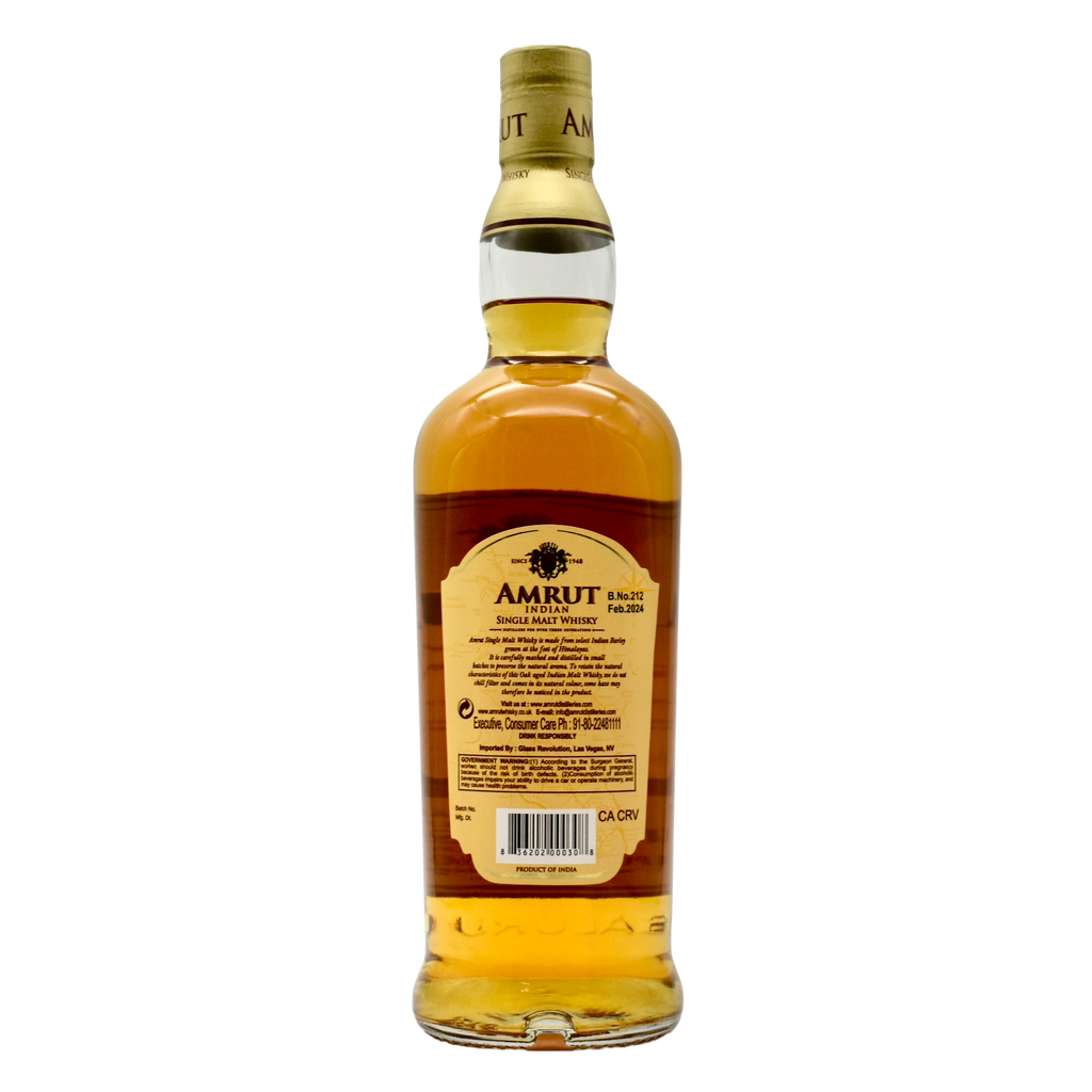 Amrut Single Malt Indian Whiskey 750ml