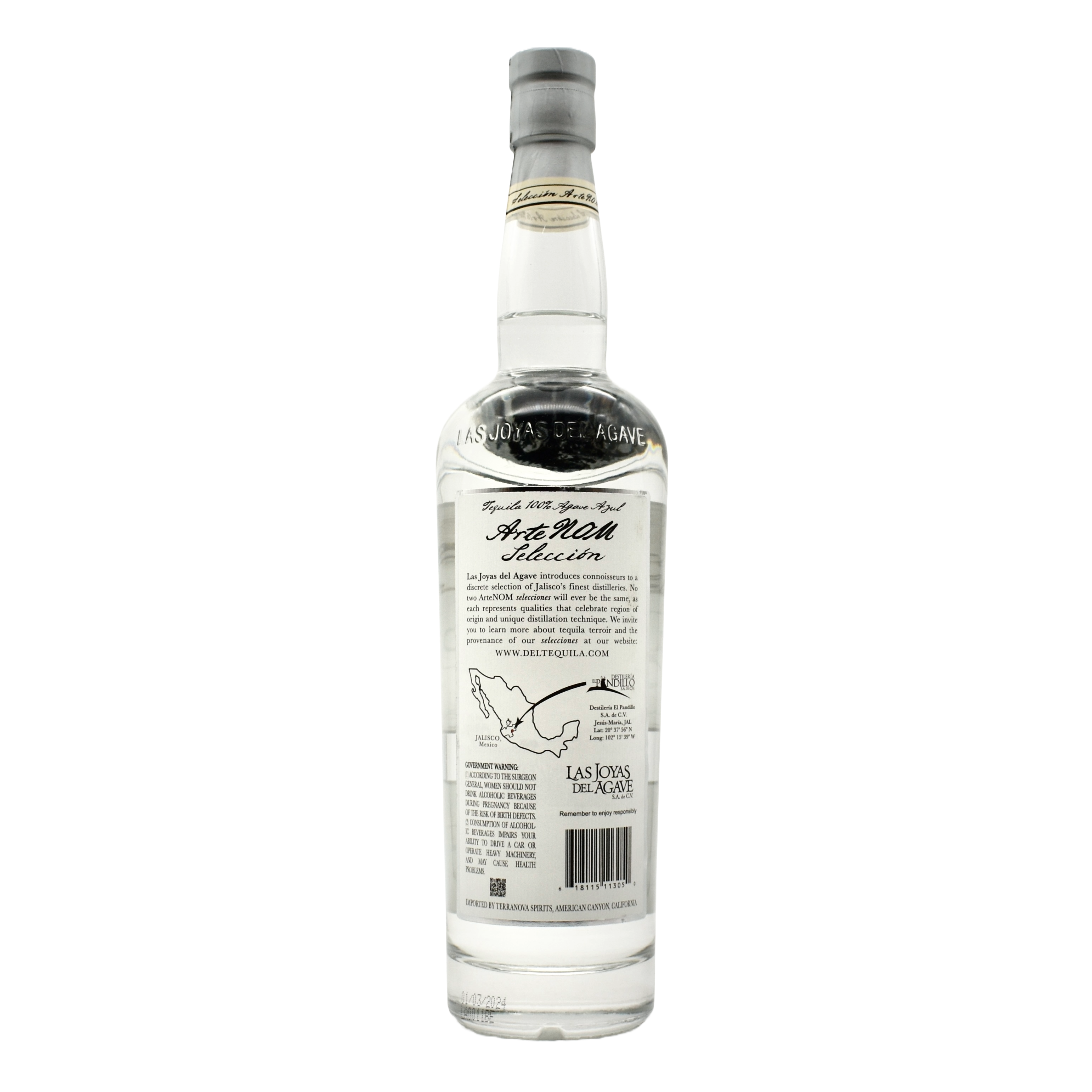 ArteNOM 1123 Tequila Blanco 750ml