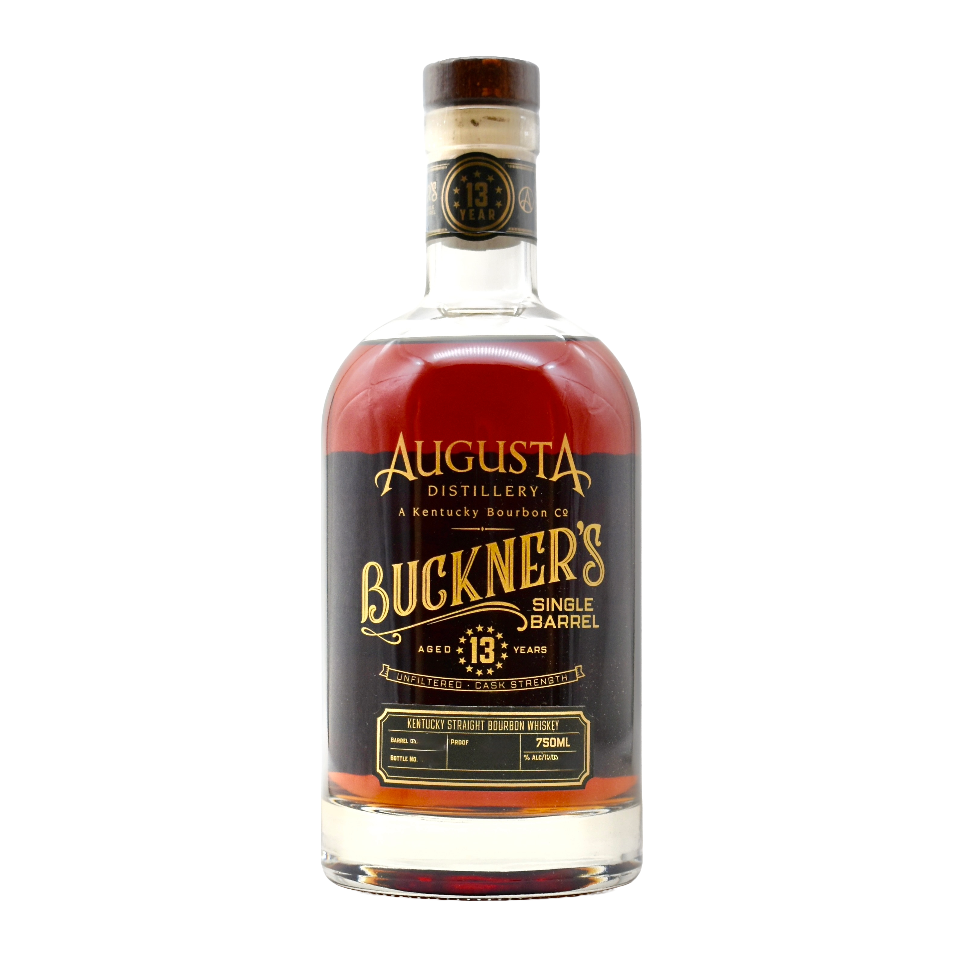 Augusta Buckner's 13 Year Single Barrel Bourbon 750ml