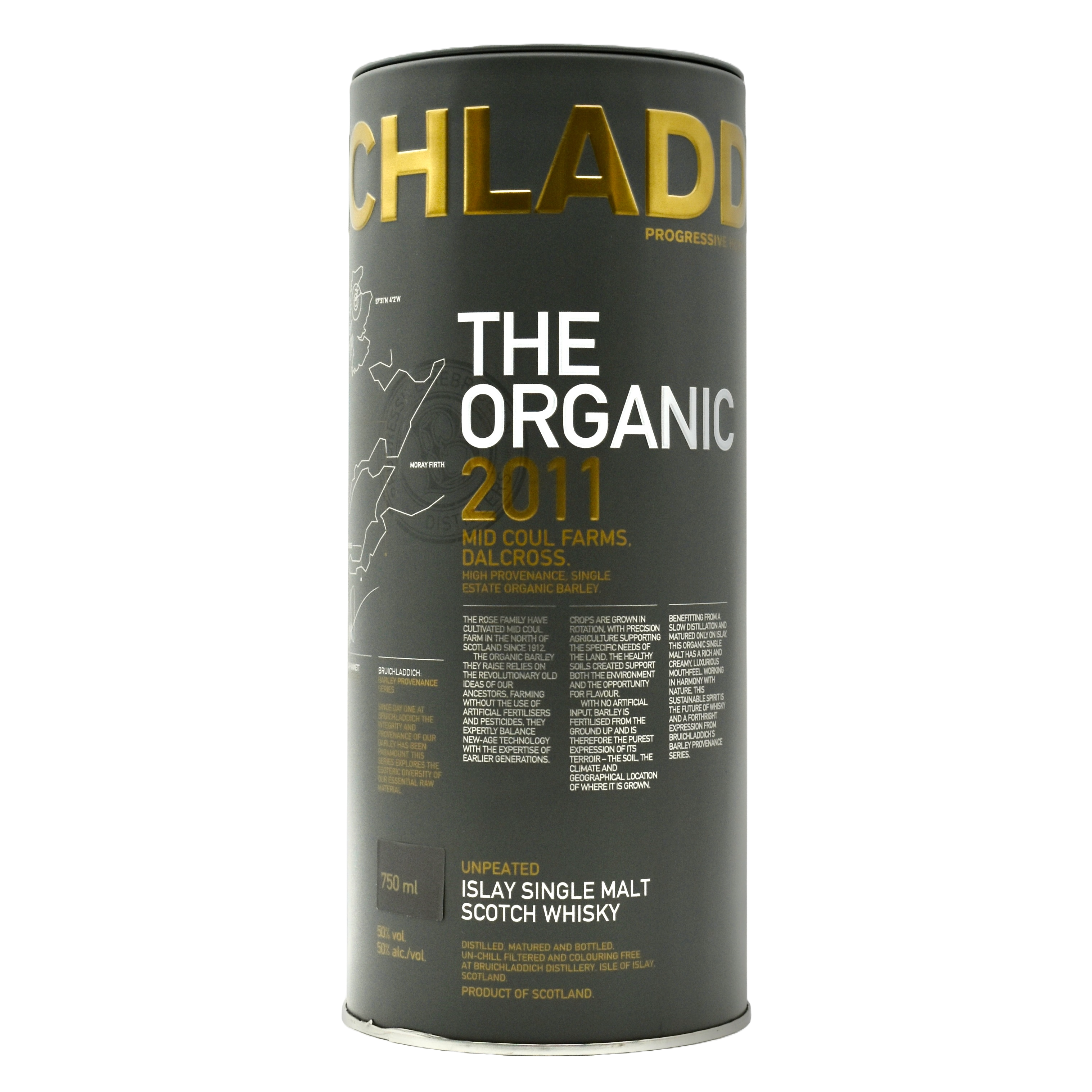 Bruichladdich Organic Barley 2012 Single Malt Scotch Whisky 750ml