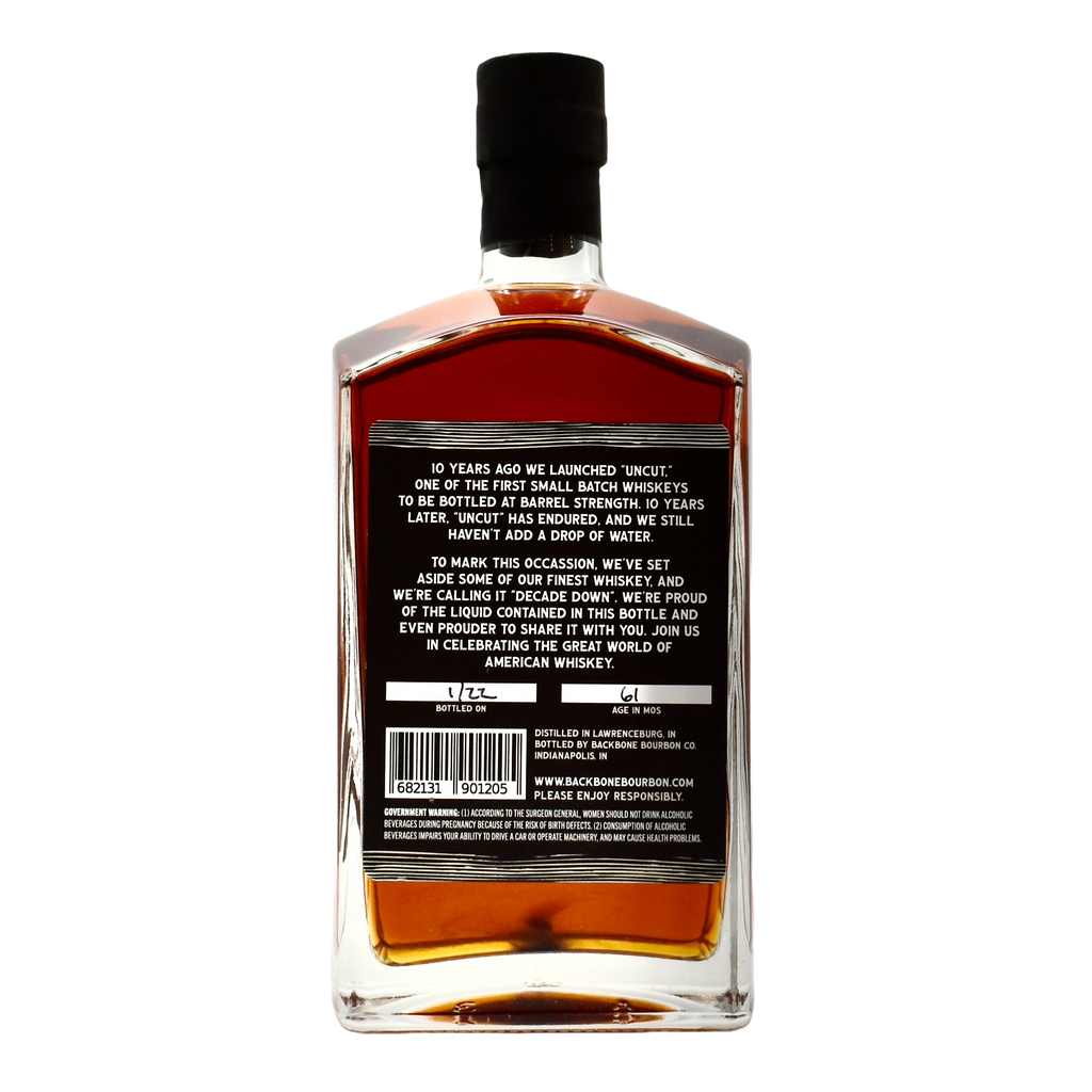 Backbone Bourbon Decades Down 750ml