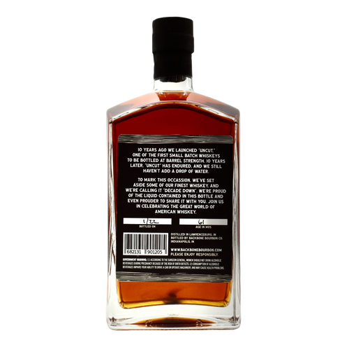 Backbone Bourbon Decades Down 750ml