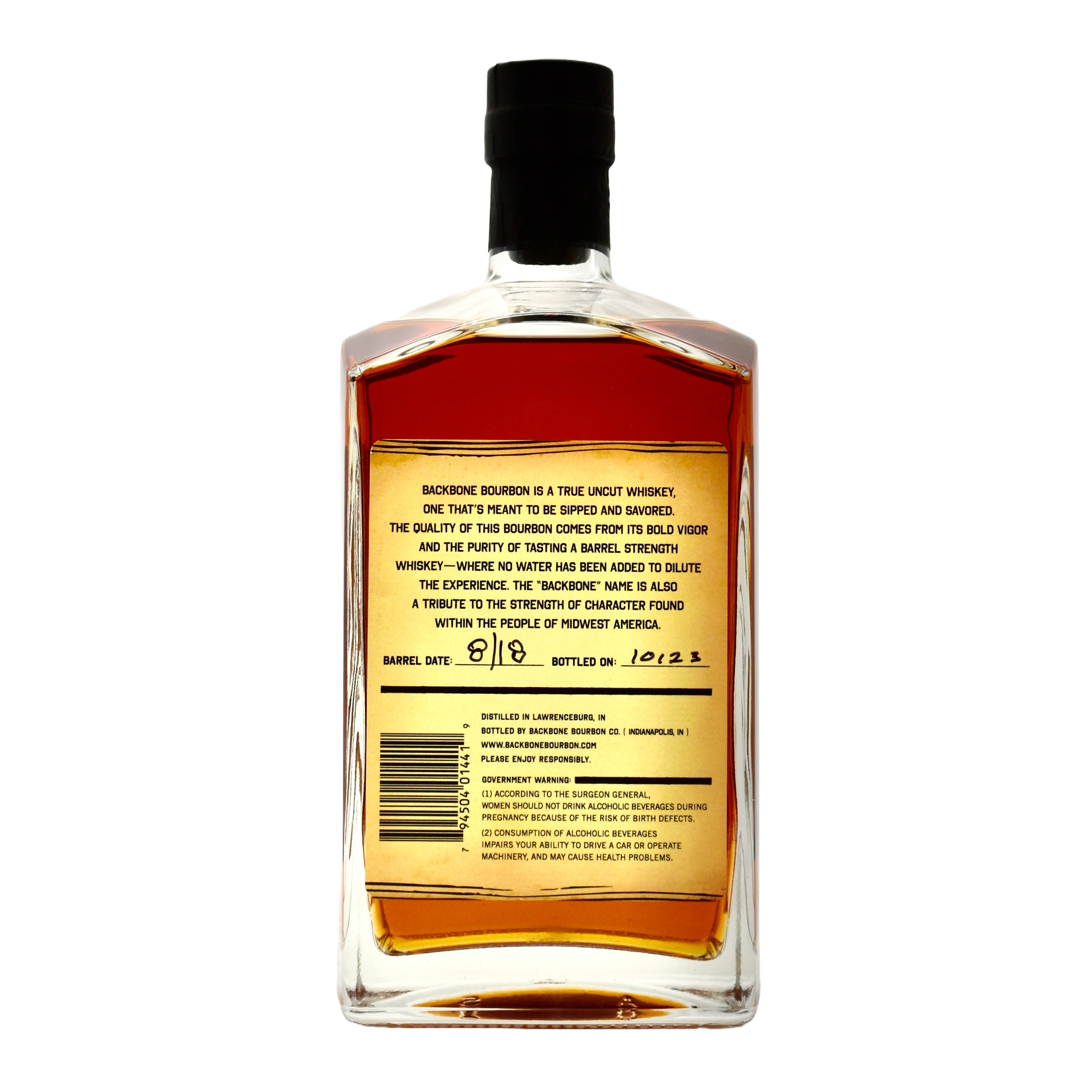 Backbone Bourbon Uncut 750ml