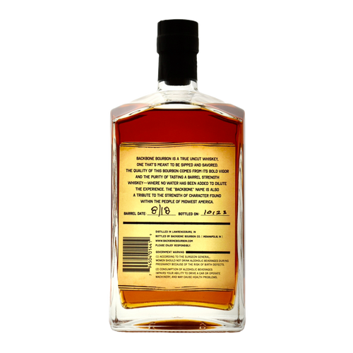 Backbone Bourbon Uncut 750ml