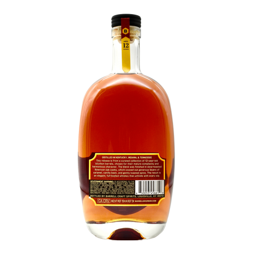 Barrell Bourbon 12 Year Toasted American Oak Casks 750ml