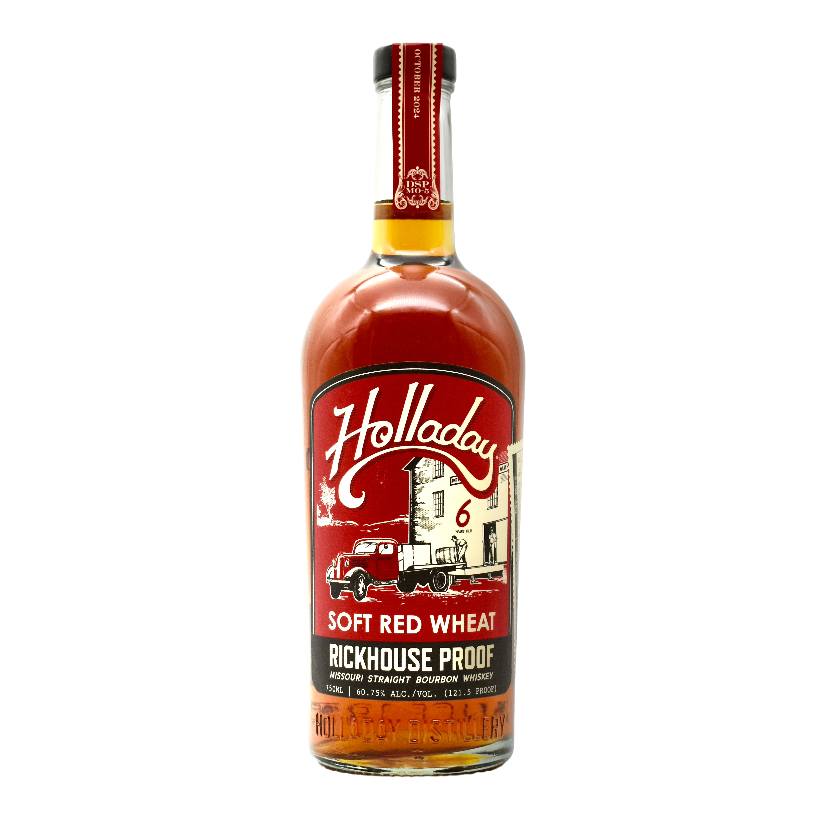 Ben Holladay Bourbon Soft Red Wheat Rickhouse Proof 750ml