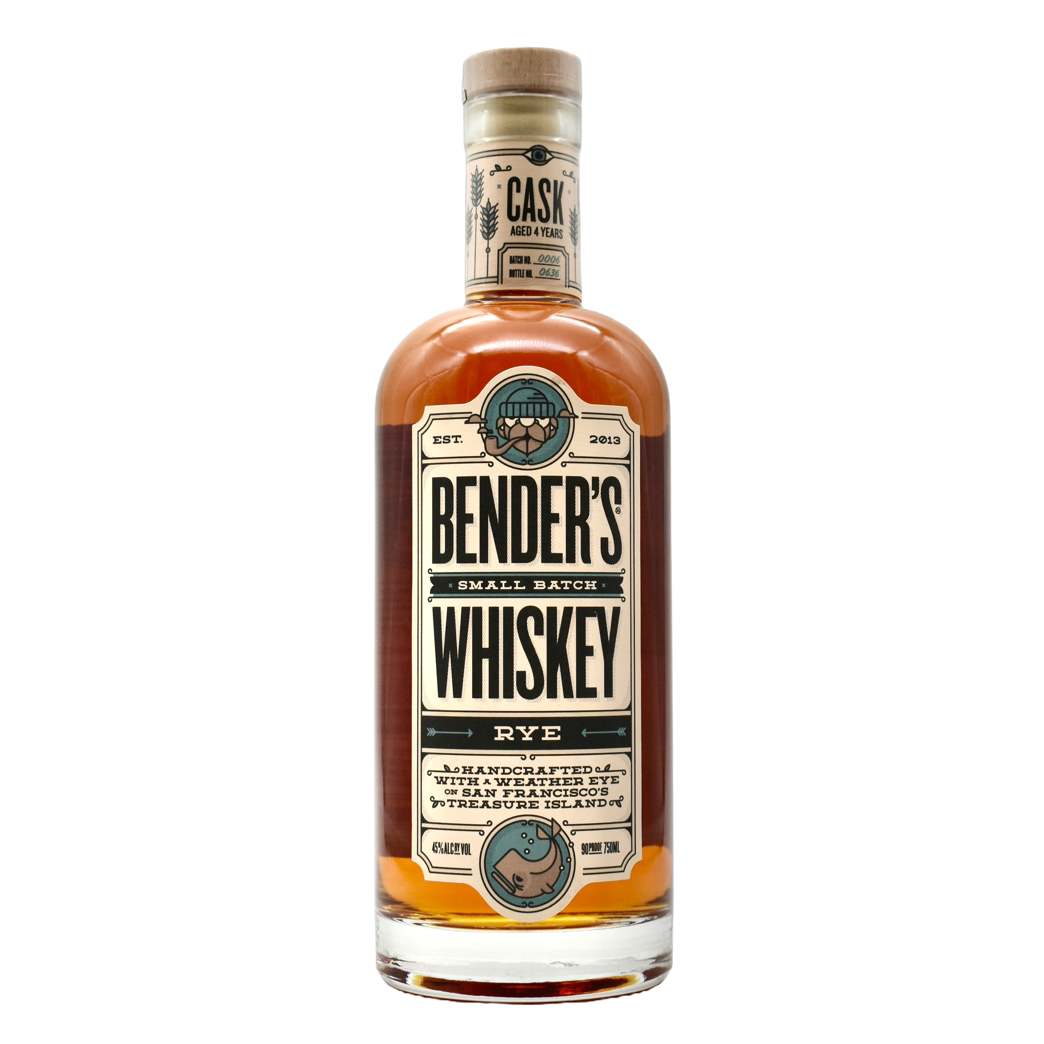 Bender's Small Batch Rye Whiskey 750ml