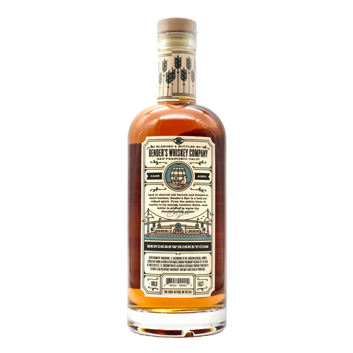 Bender's Small Batch Rye Whiskey 750ml
