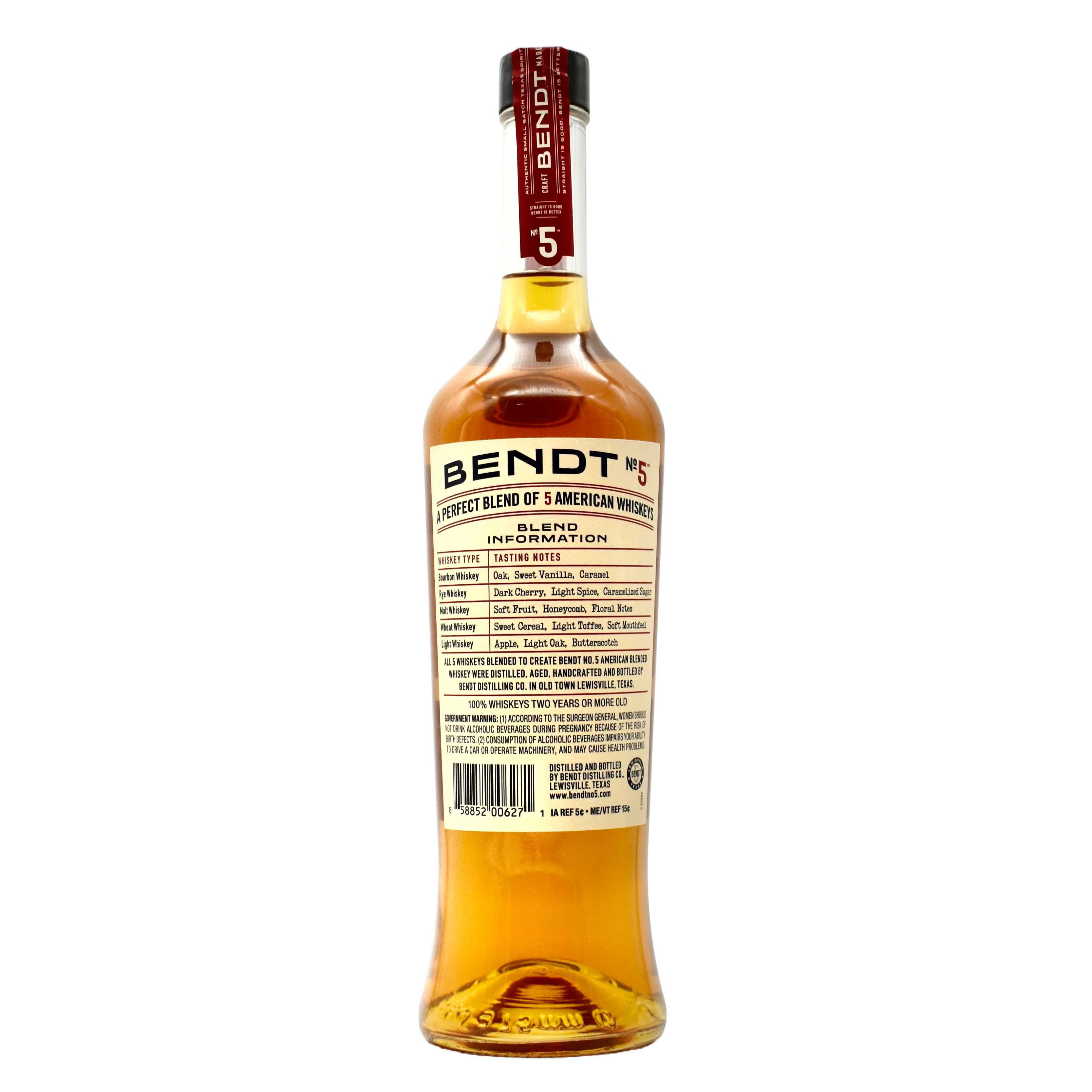 Bendt No.5 Blended Whiskey 750ml