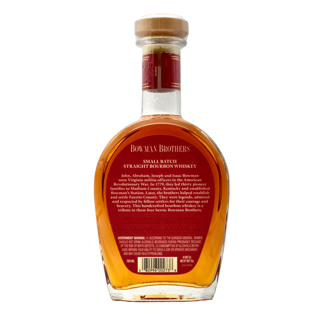 Bowman Brothers Bourbon Small Batch 750ml