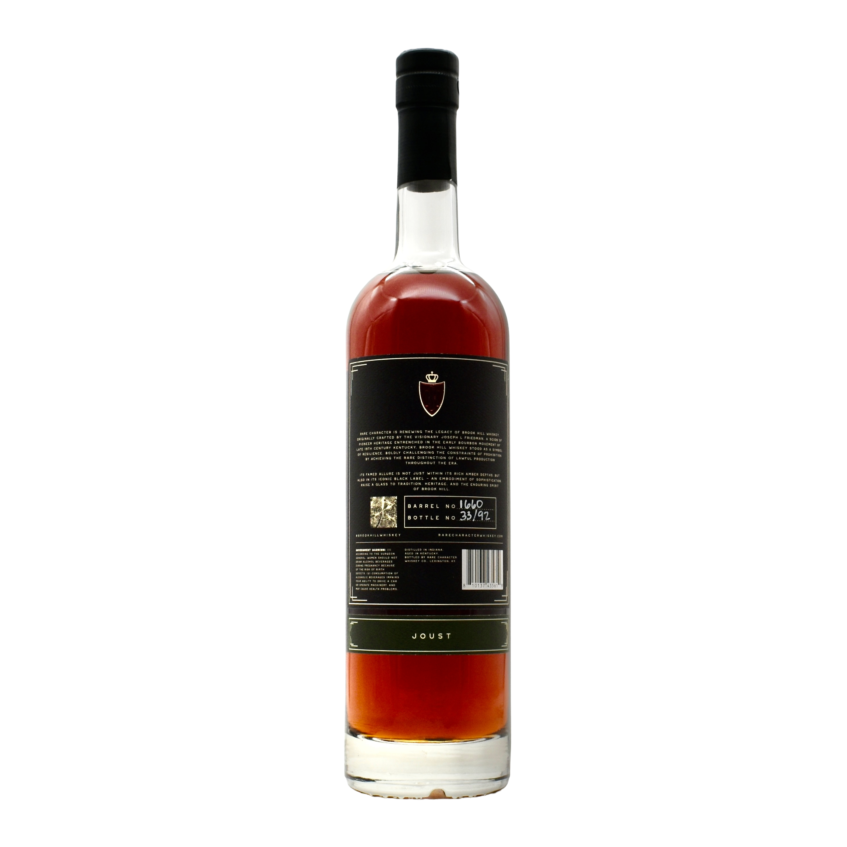 Brook Hill 12 Year Rye 750ml (Joust)