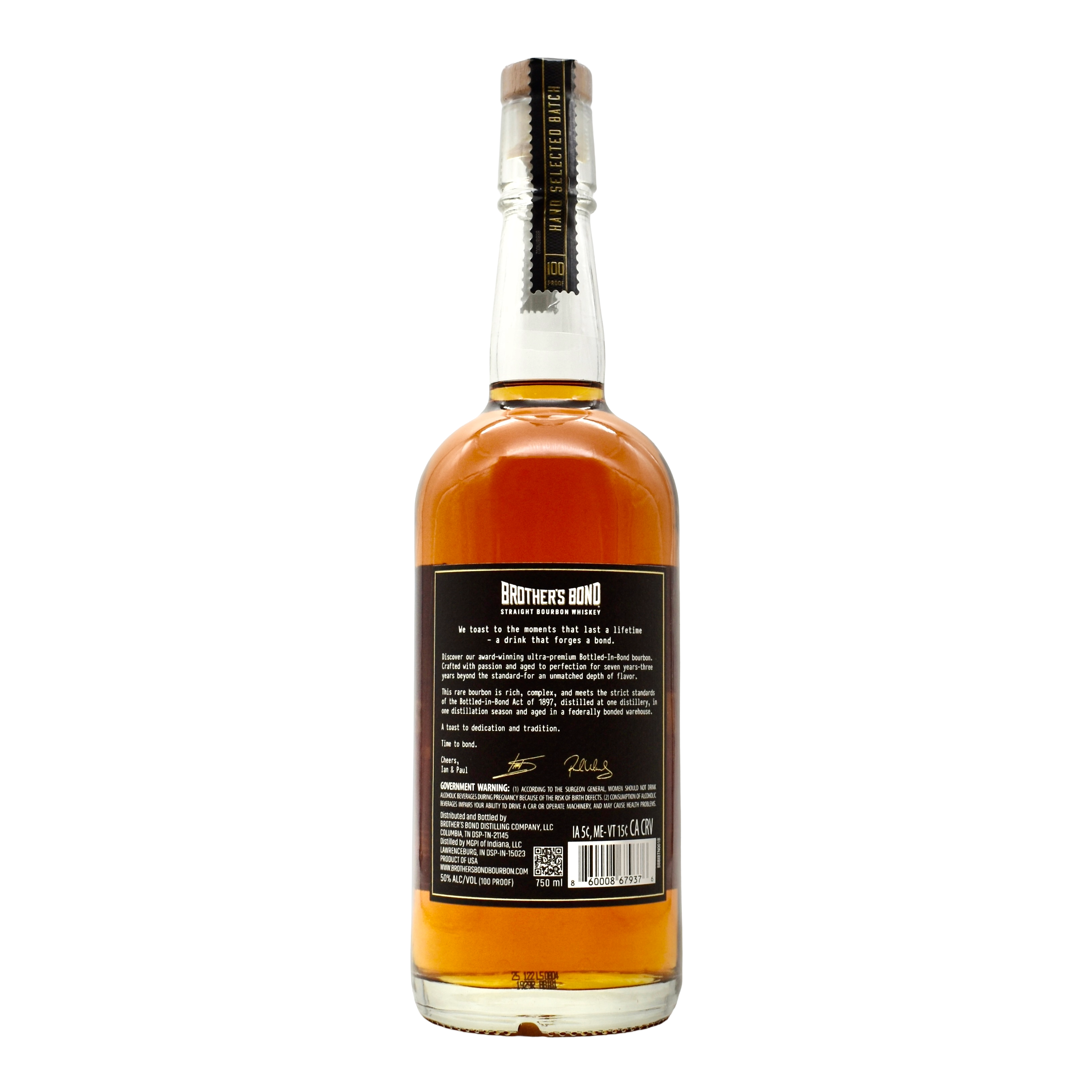 Brothers Bond Bourbon Bottled In Bond 7 Year 750ml