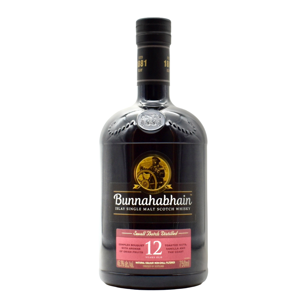 Bunnahabhain 12 Year Old Single Malt Scotch Whisky 750ml