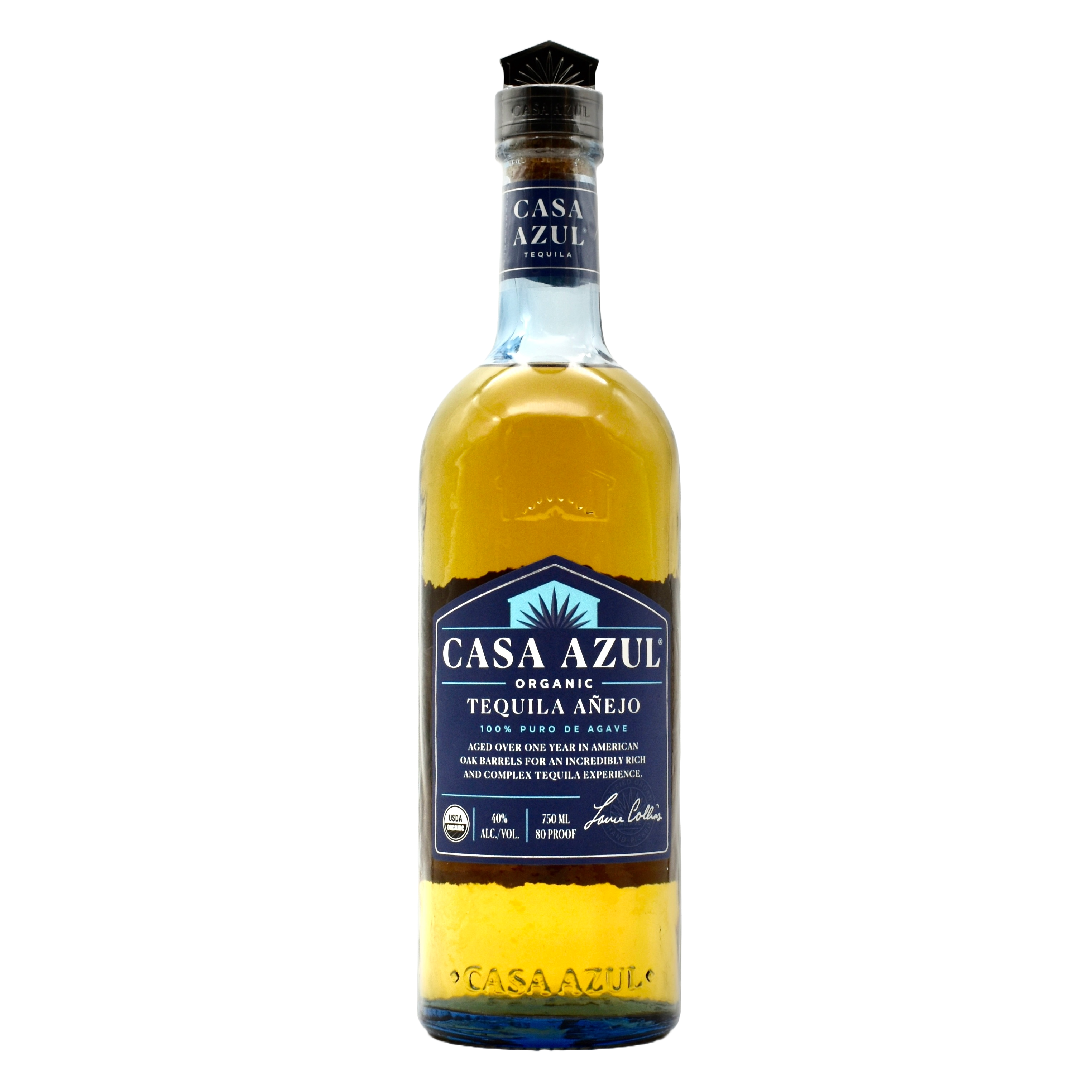 Casa Azul Organic Tequila Anejo 750ml