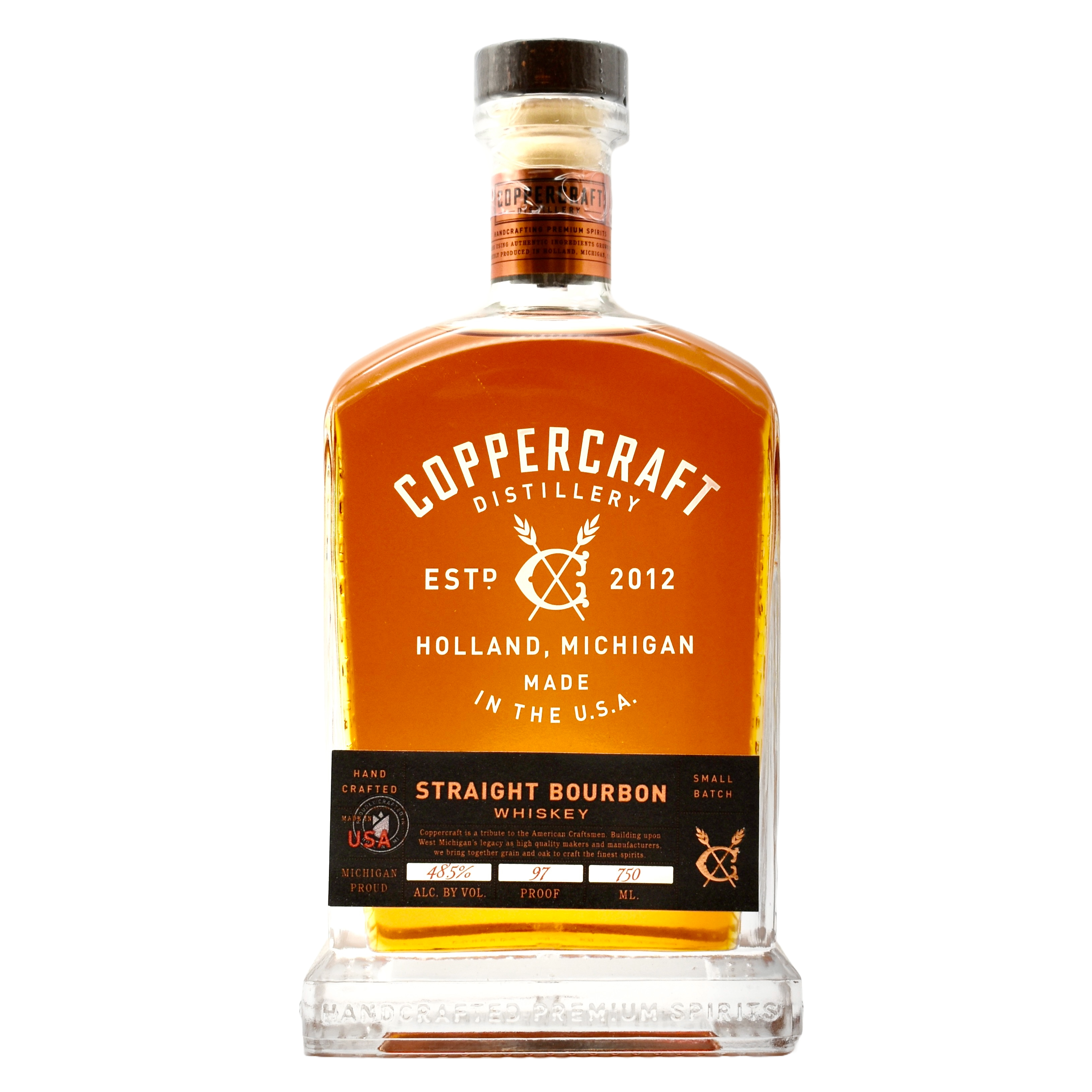Coppercraft Straight Bourbon 750ml
