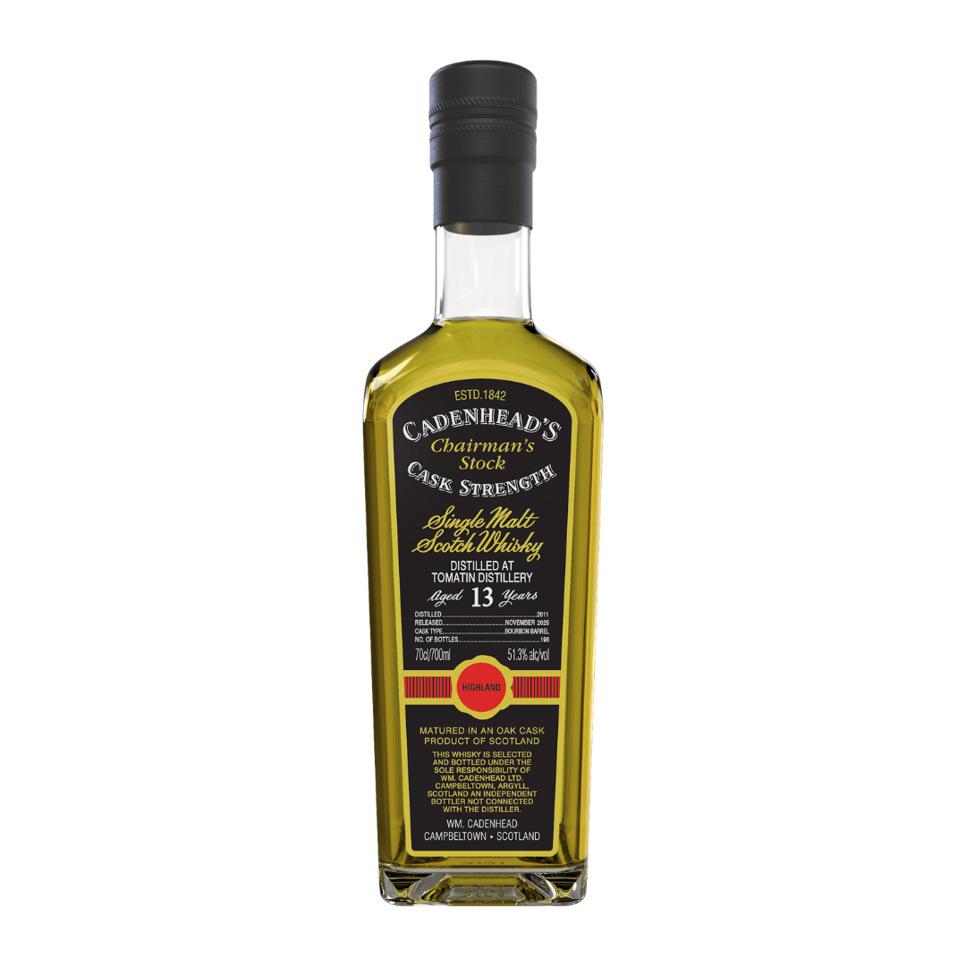 Cadenhead Scotch Whisky Chairman's Stock Tomatin 2011 13 Year Cask Strength 700ml