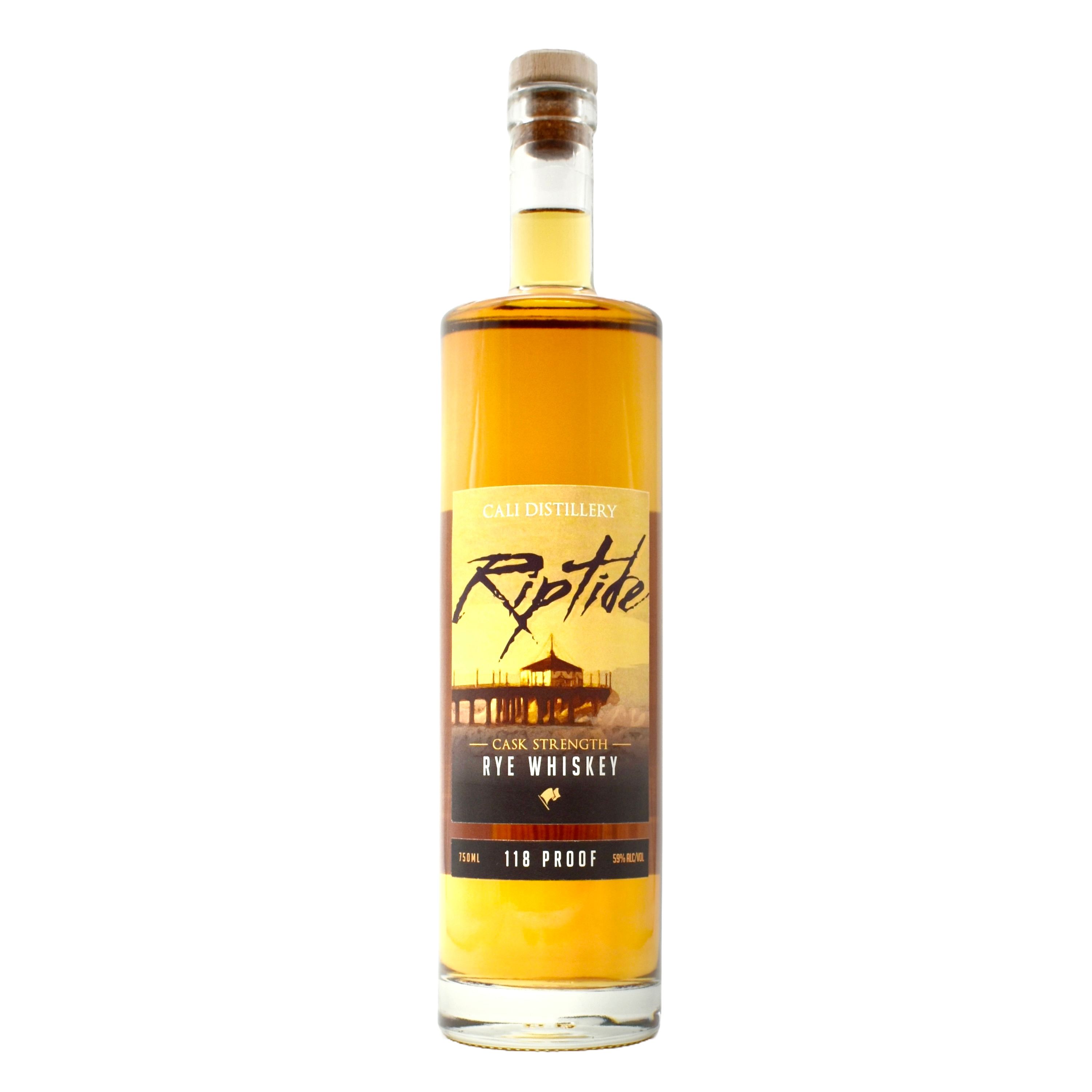 Cali Riptide Rye Whiskey 118 Proof 750ml