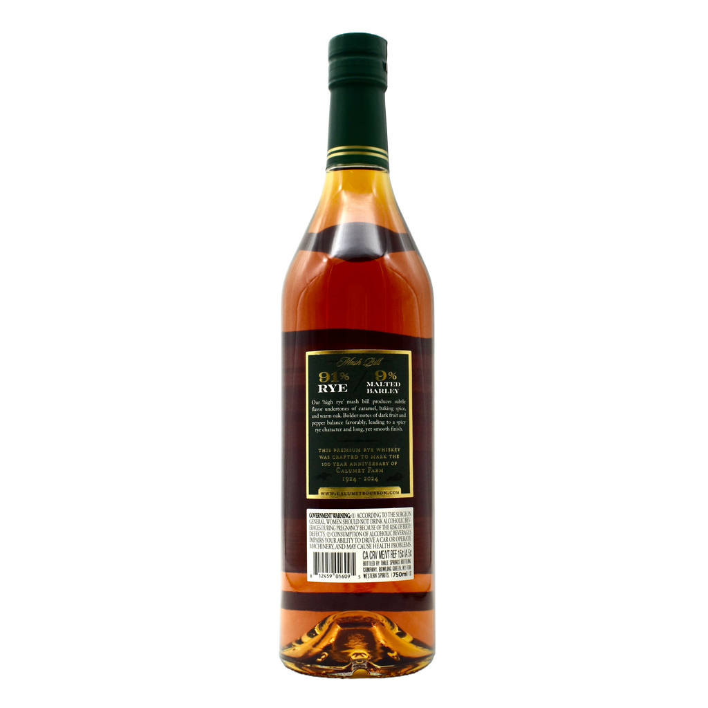 Calumet Farm Kentucky Rye Whiskey 750ml