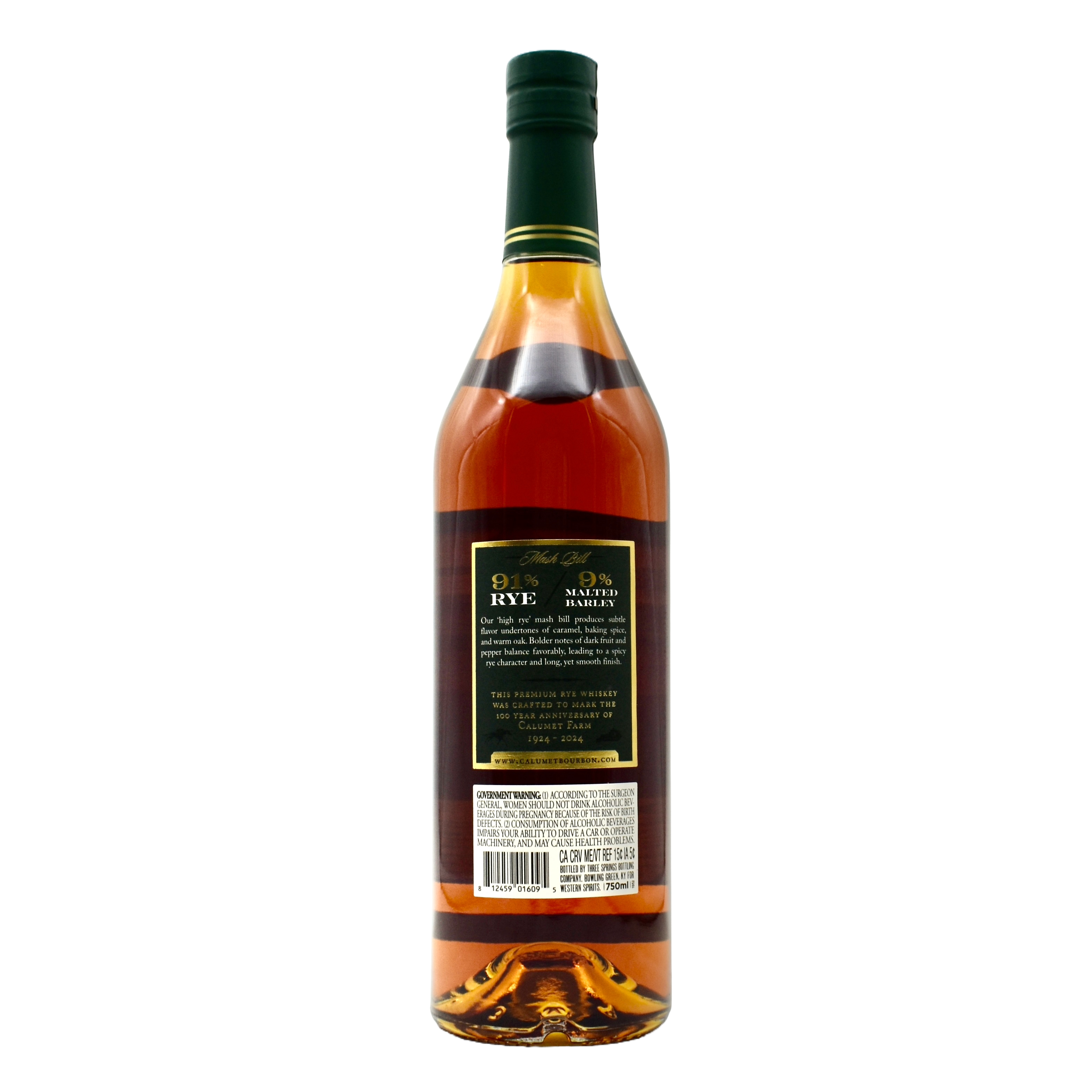 Calumet Farm Kentucky Rye Whiskey 750ml