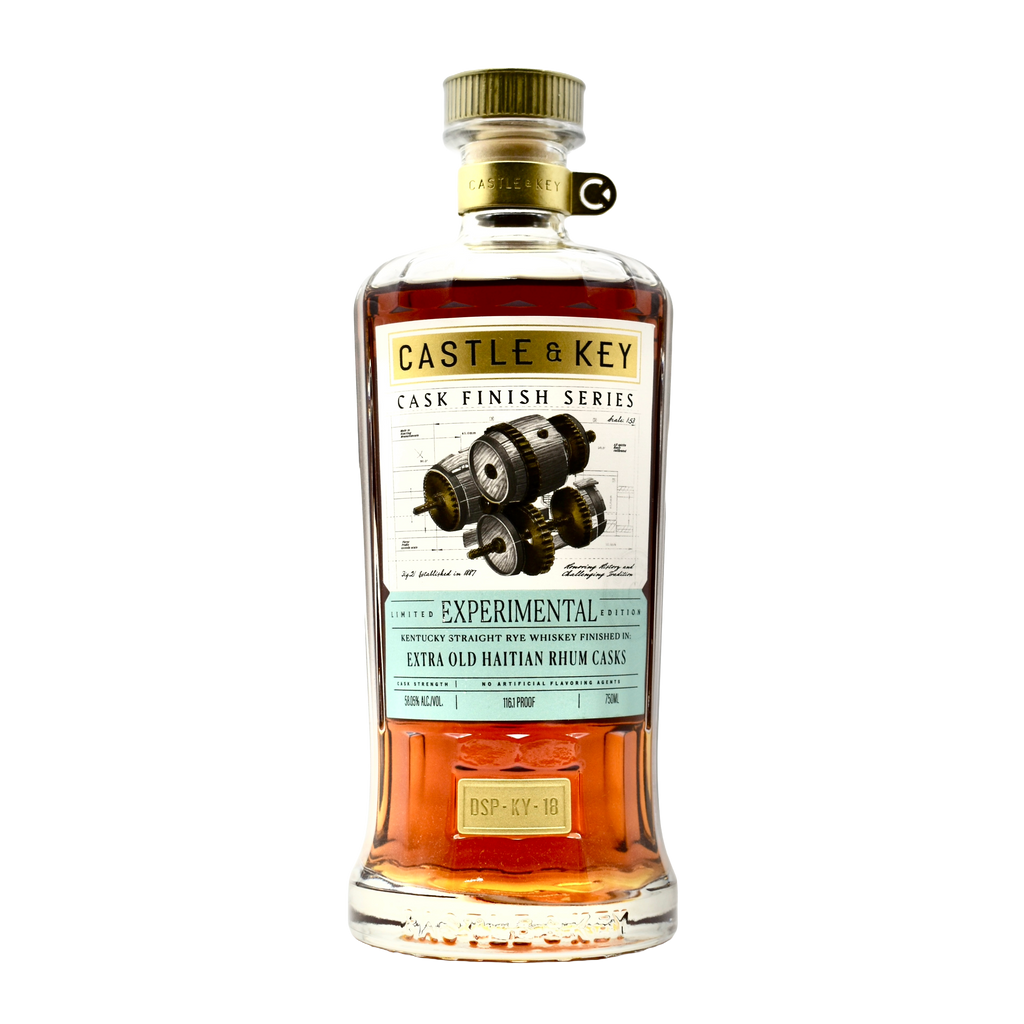 Castle & Key Rye Whiskey Experimental Series 2025 Extra Old Haitian Rhum Barrels 750ml