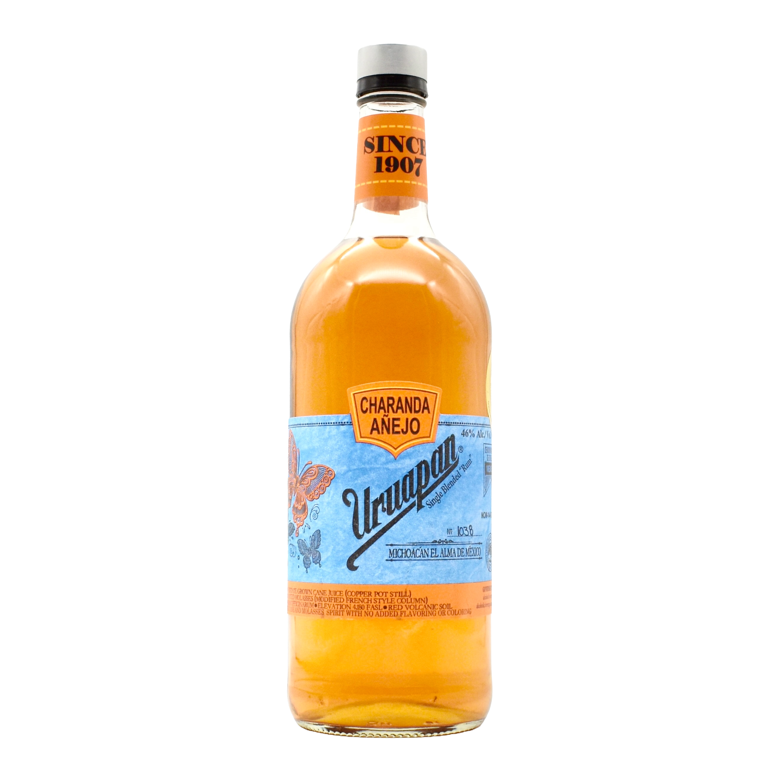 Charanda Uruapan Anejo Single Blended Rum 1L