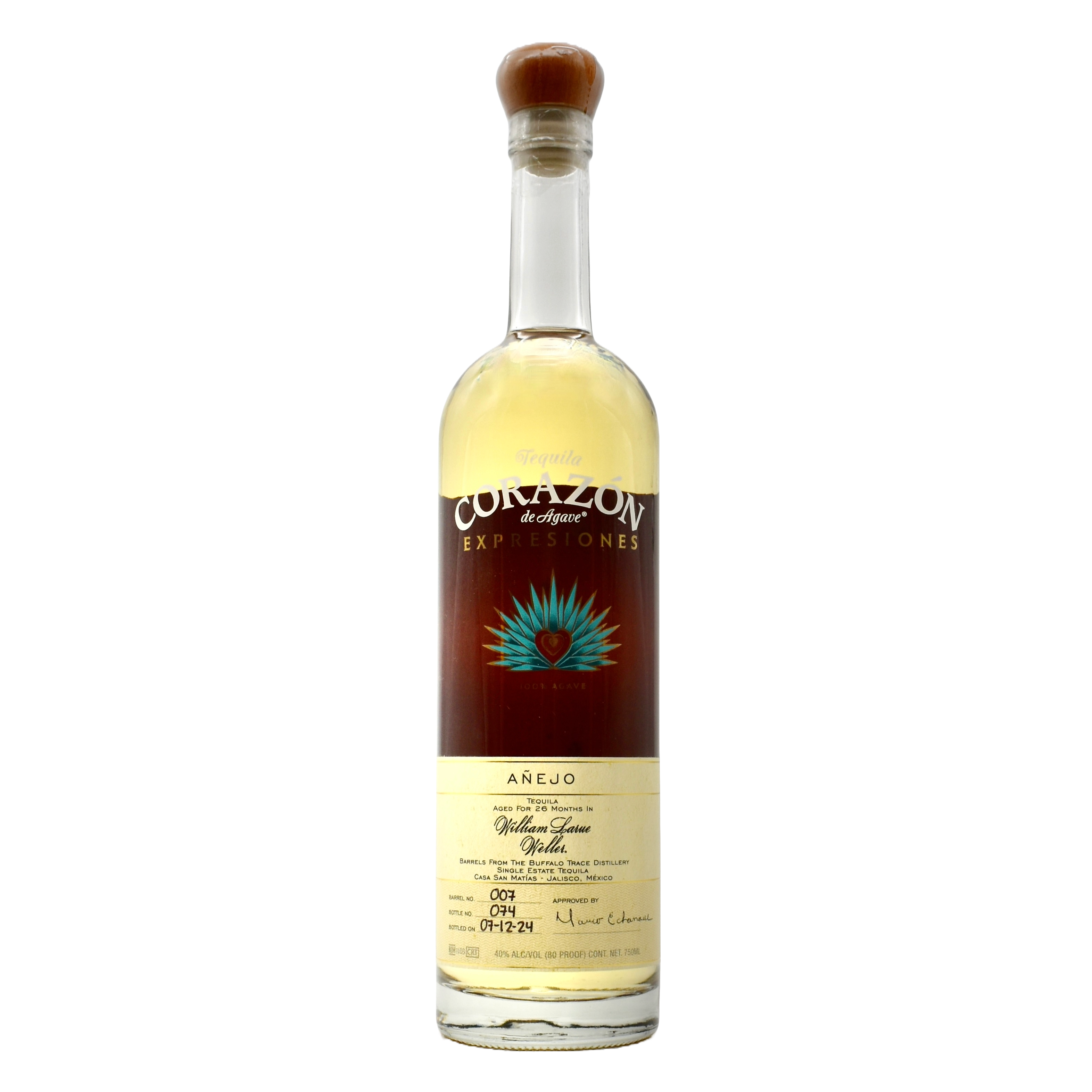Corazon Tequila Expressions Anejo W.L. Weller 750ml