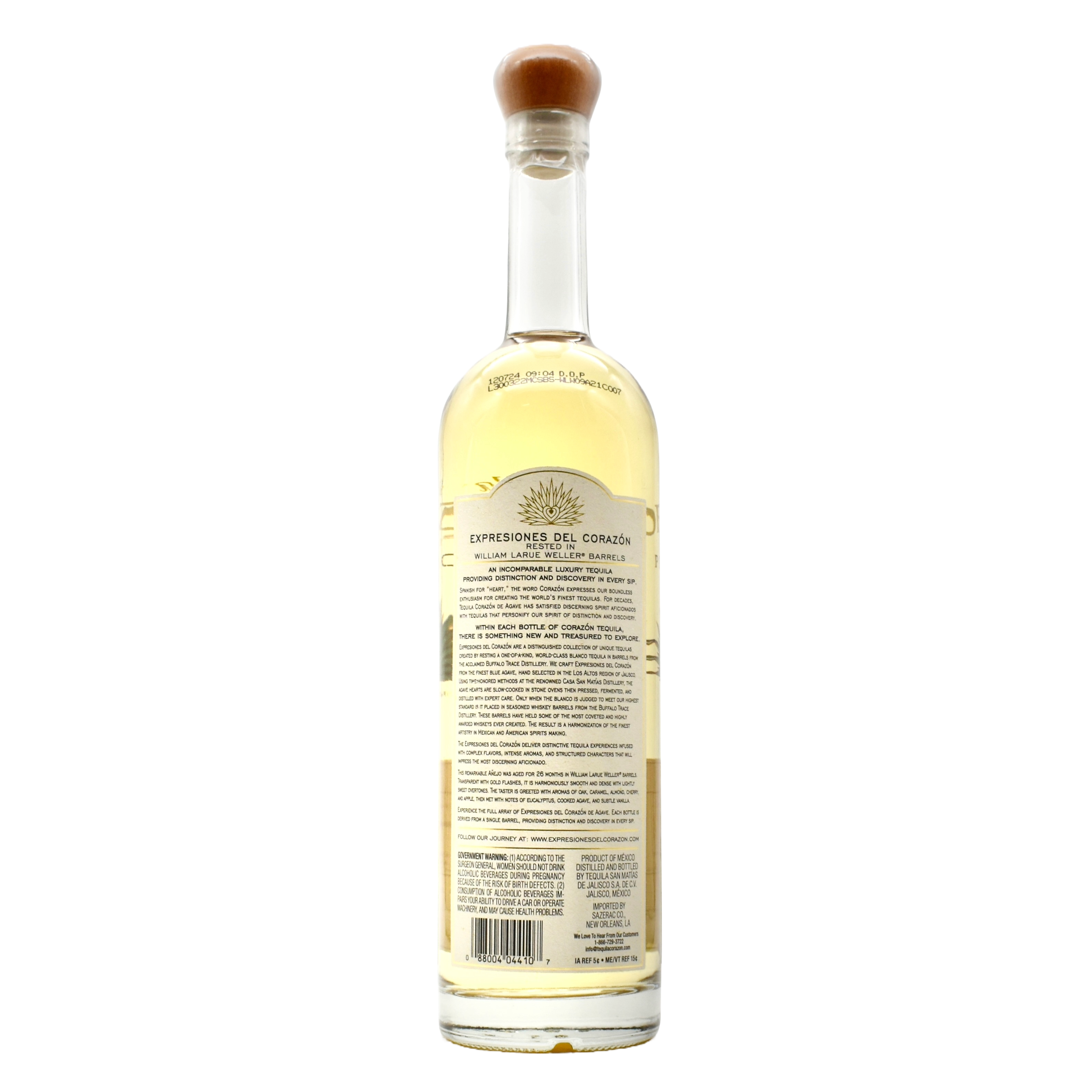 Corazon Tequila Expressions Anejo W.L. Weller 750ml