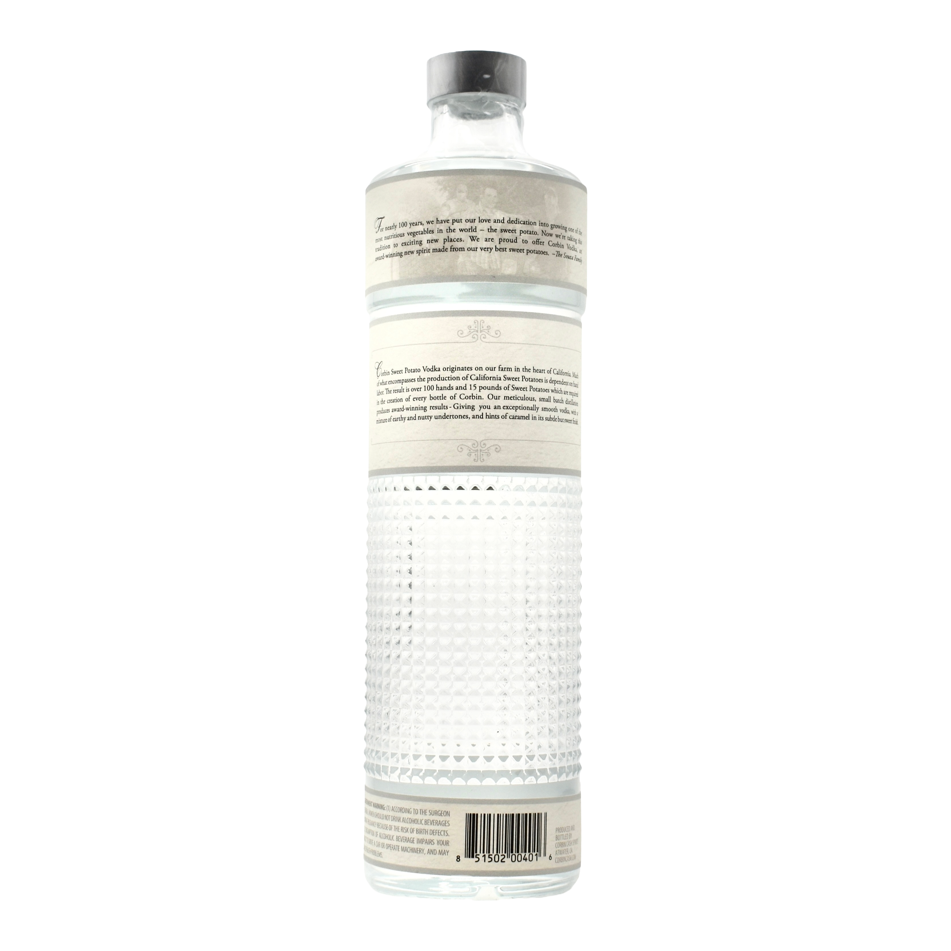 Corbin Cash Sweet Potato Vodka 750ml