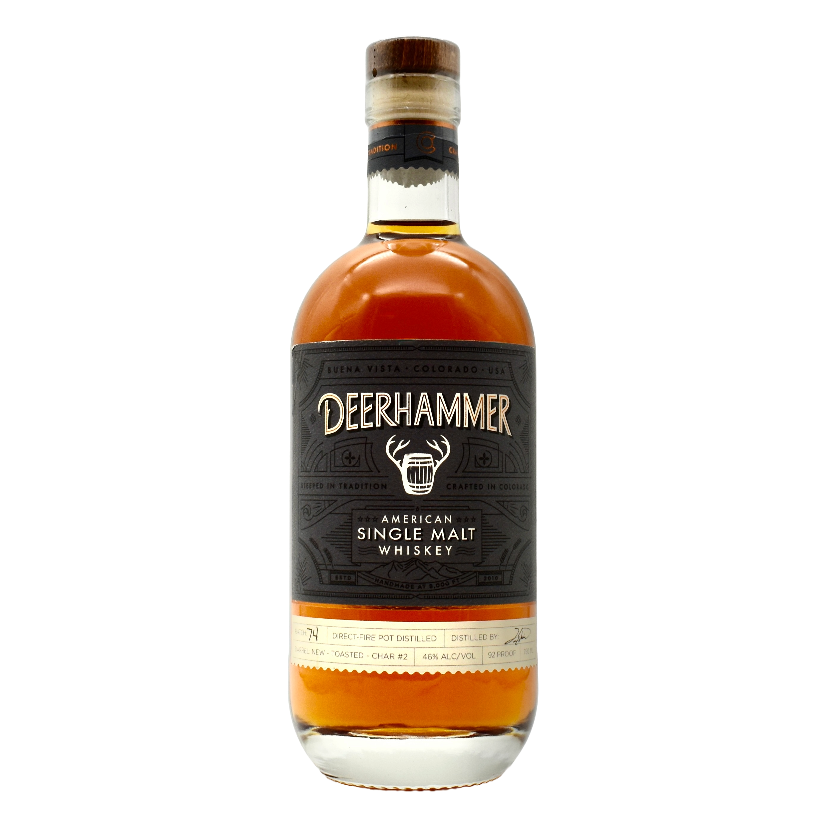 Deerhammer American Single Malt Whiskey 750ml