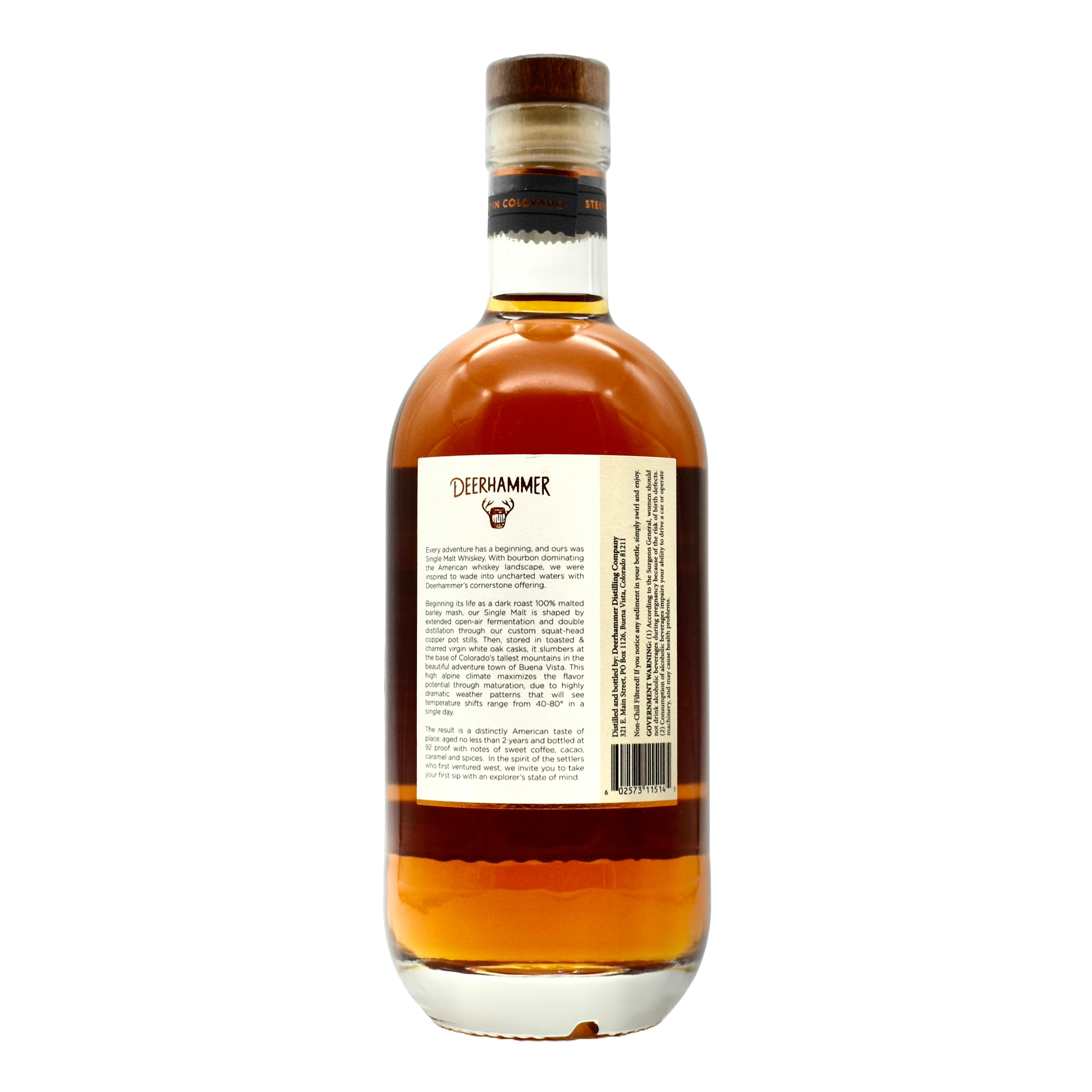Deerhammer American Single Malt Whiskey 750ml