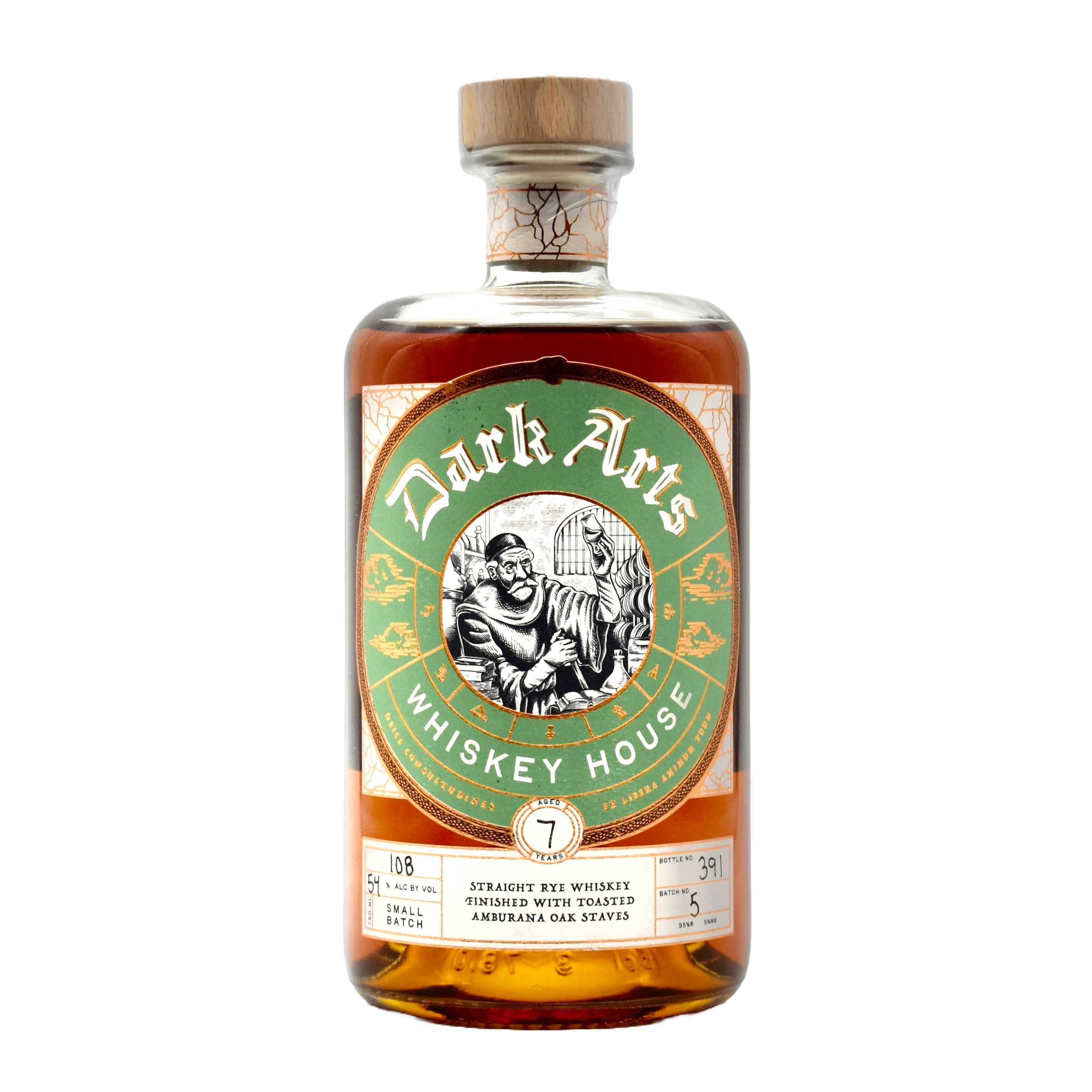 Dark Arts Rye Whiskey with Toasted Amburana 750ml