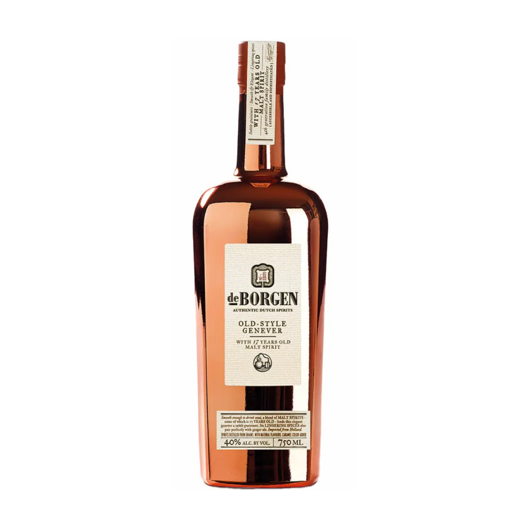 De Borgen Old Style Genever 750ml - Premium Dutch Old Genever ...