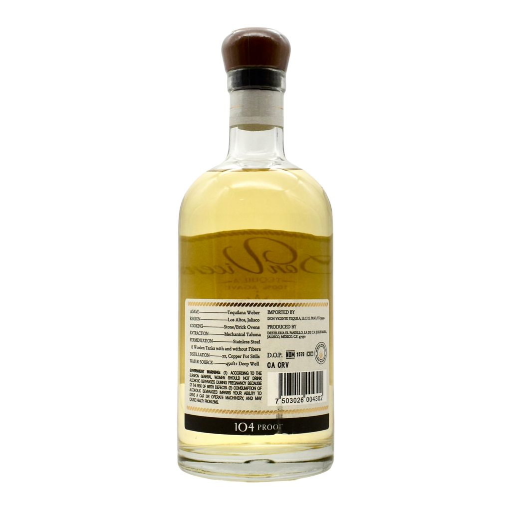 Don Vicente Tequila Fuerte Reposado 750ml