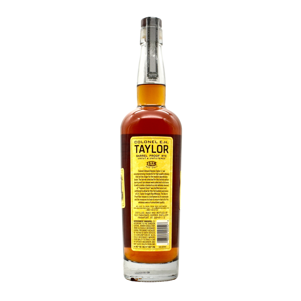 EH Taylor Barrel Proof Rye Whiskey 750ml
