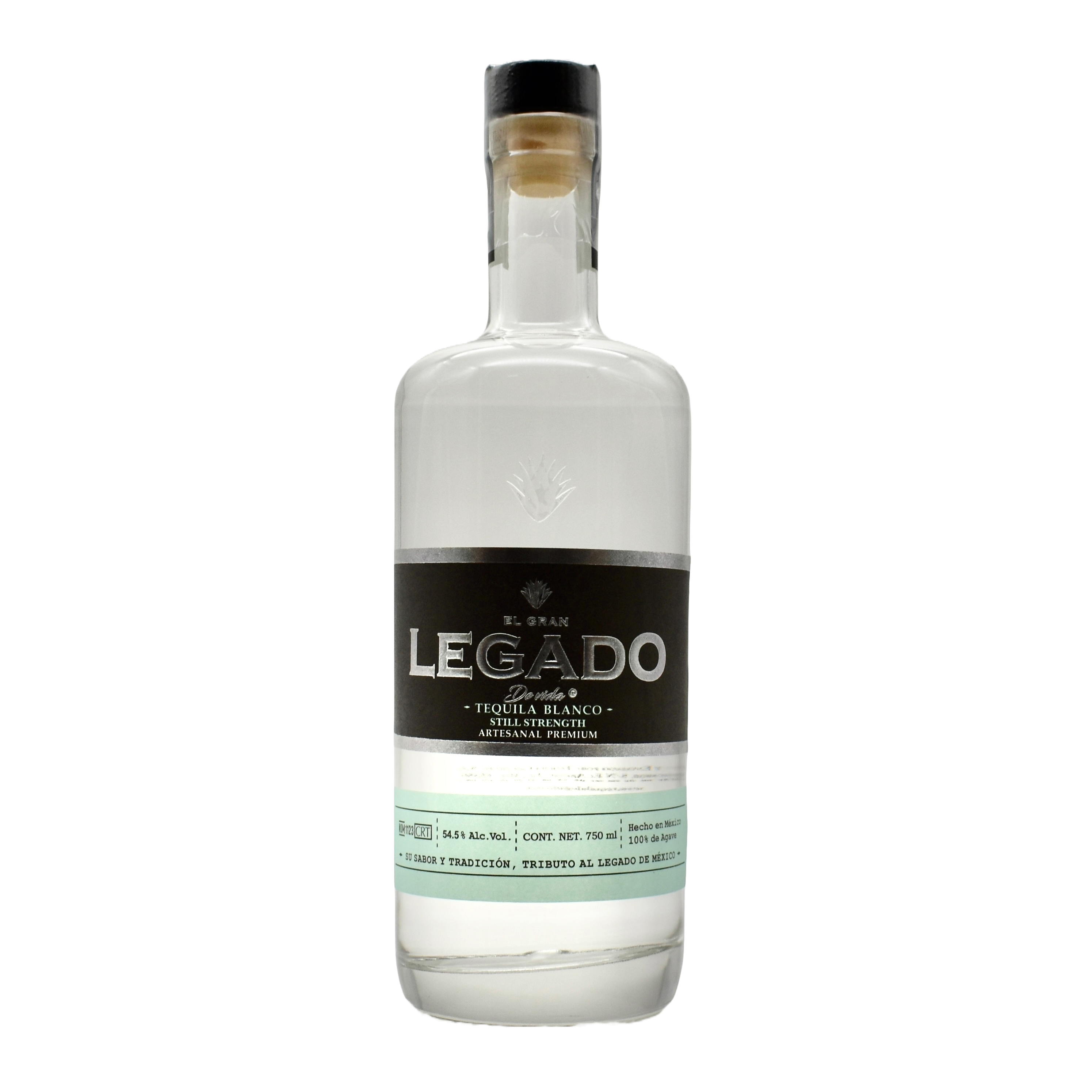 El Gran Legado Tequila Still Strength Blanco 750ml