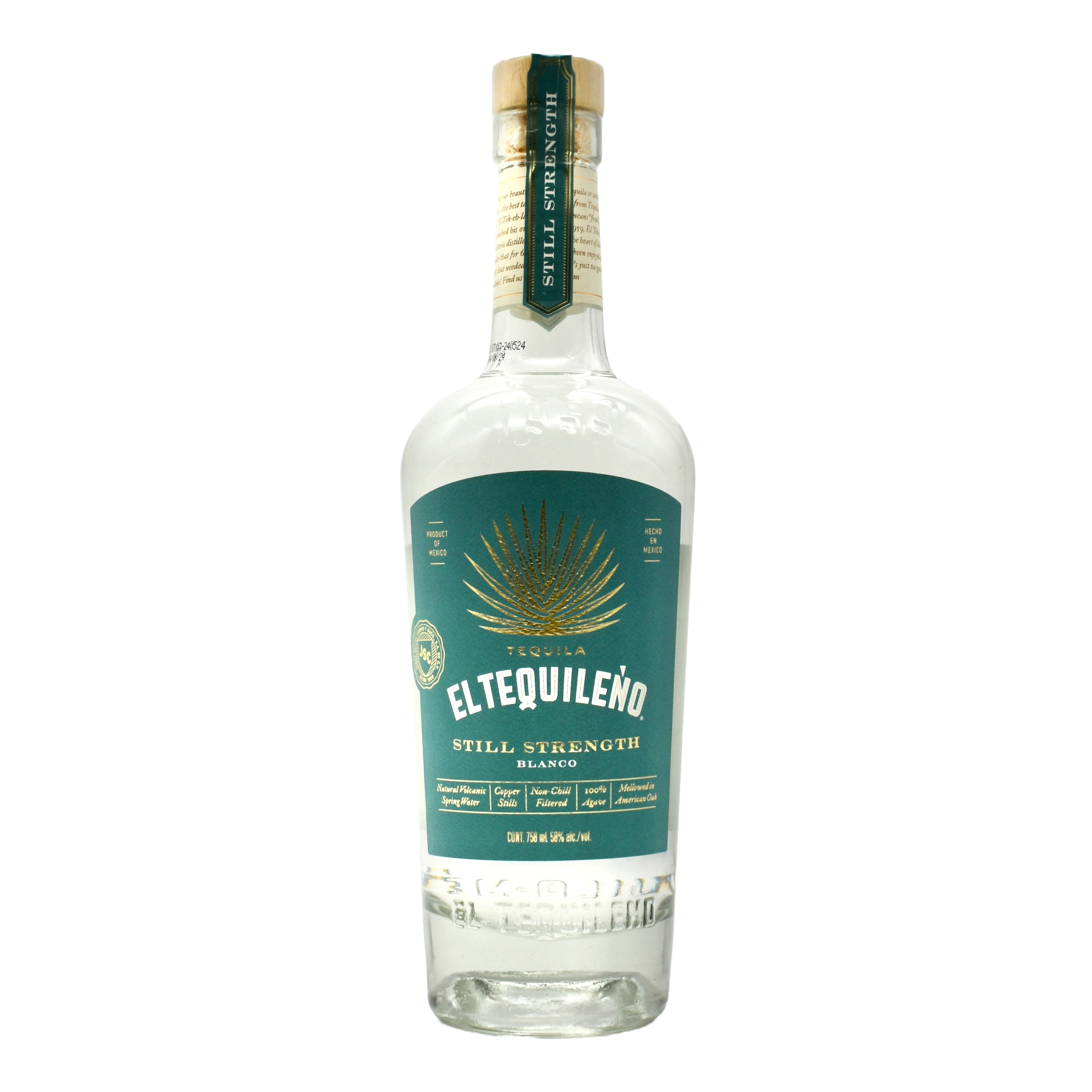 El Tequileno Tequila Still Strength 750ml