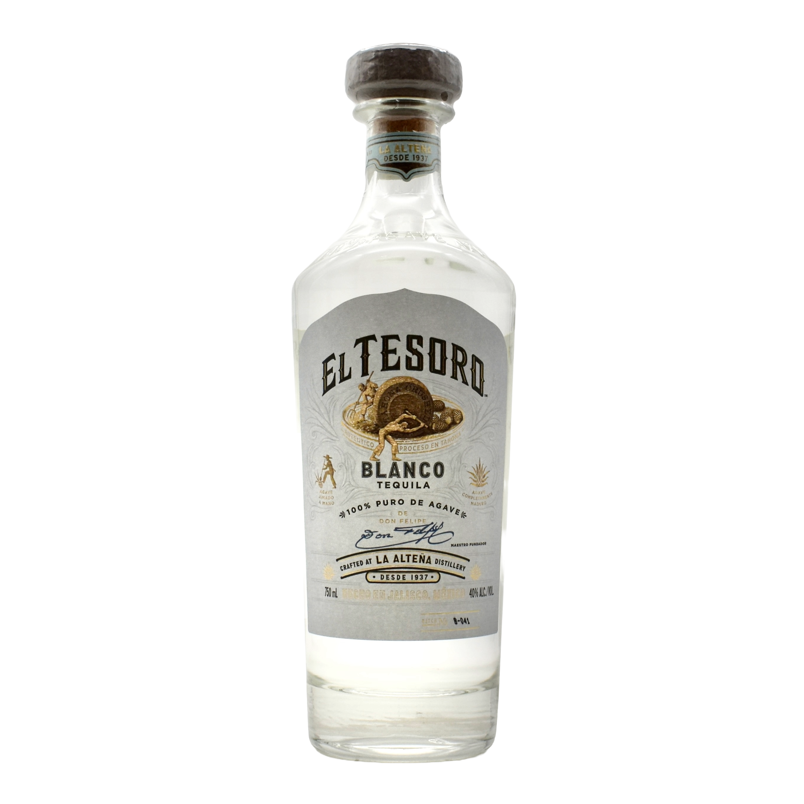 El Tesoro Tequila Blanco 750ml