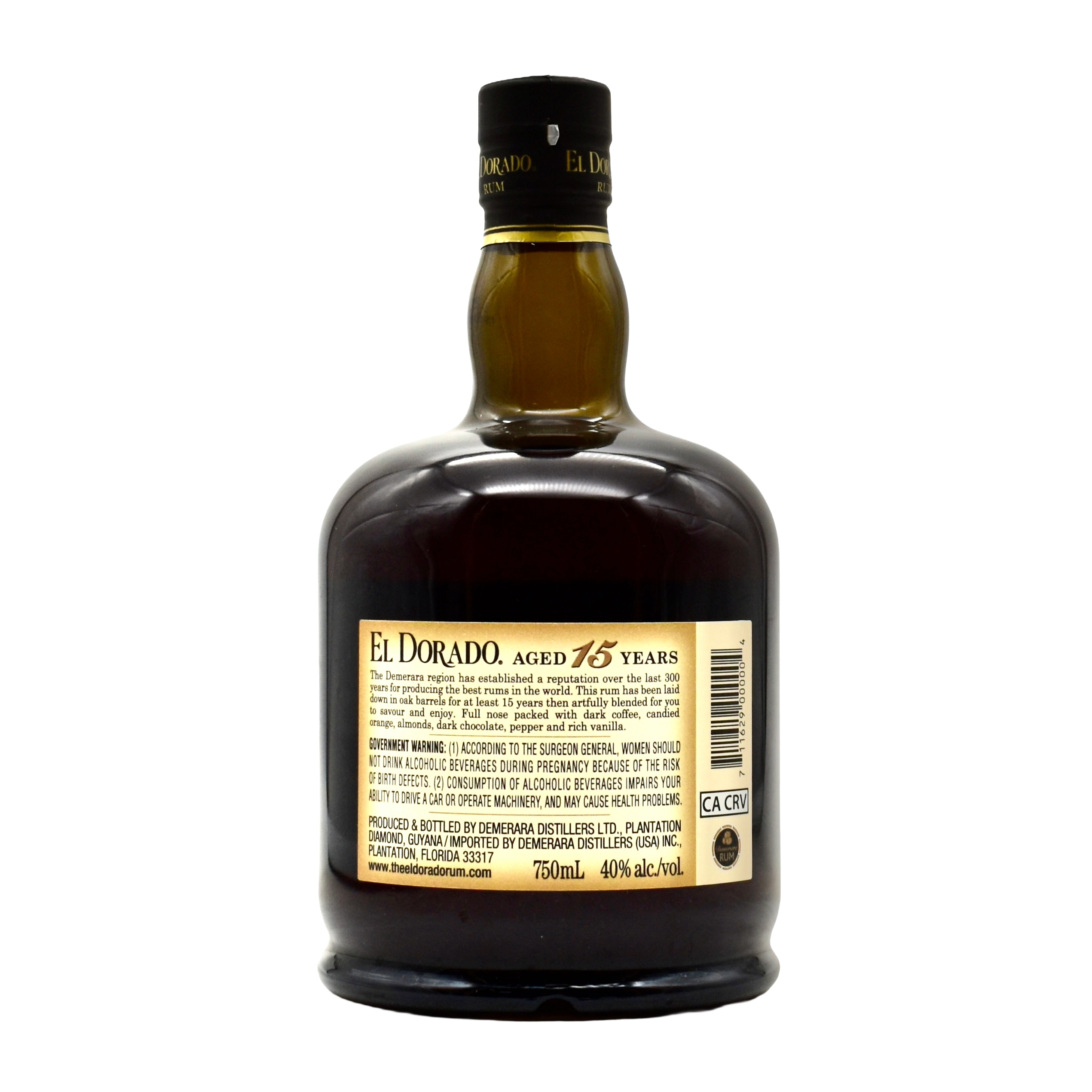 El Dorado 15 Year Rum 750ml