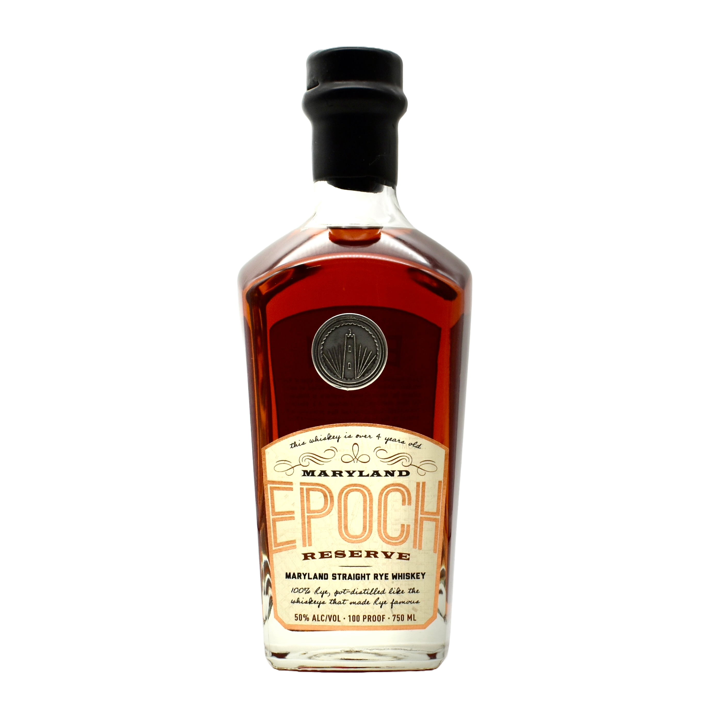 Epoch Reserve Maryland Straight Rye Whiskey 750ml
