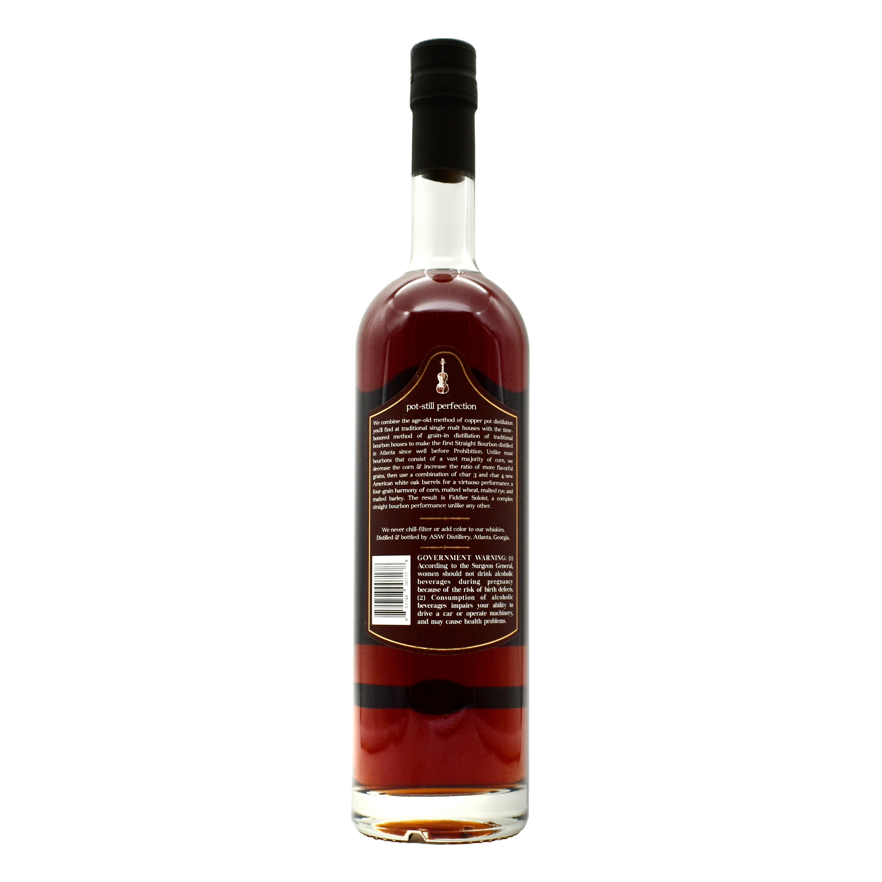ASW Distillery Fiddler Soloist Cask Strength Bourbon 750ml