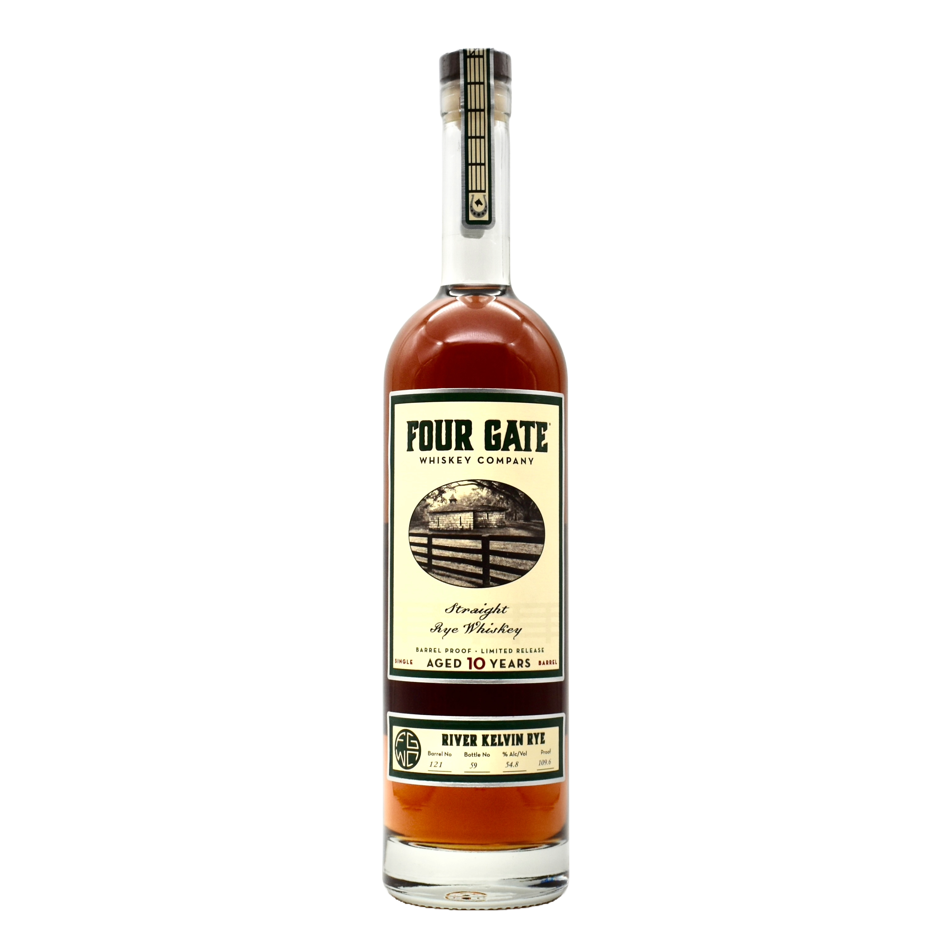 Four Gate Rye Barrel Proof 10 Year 750ml