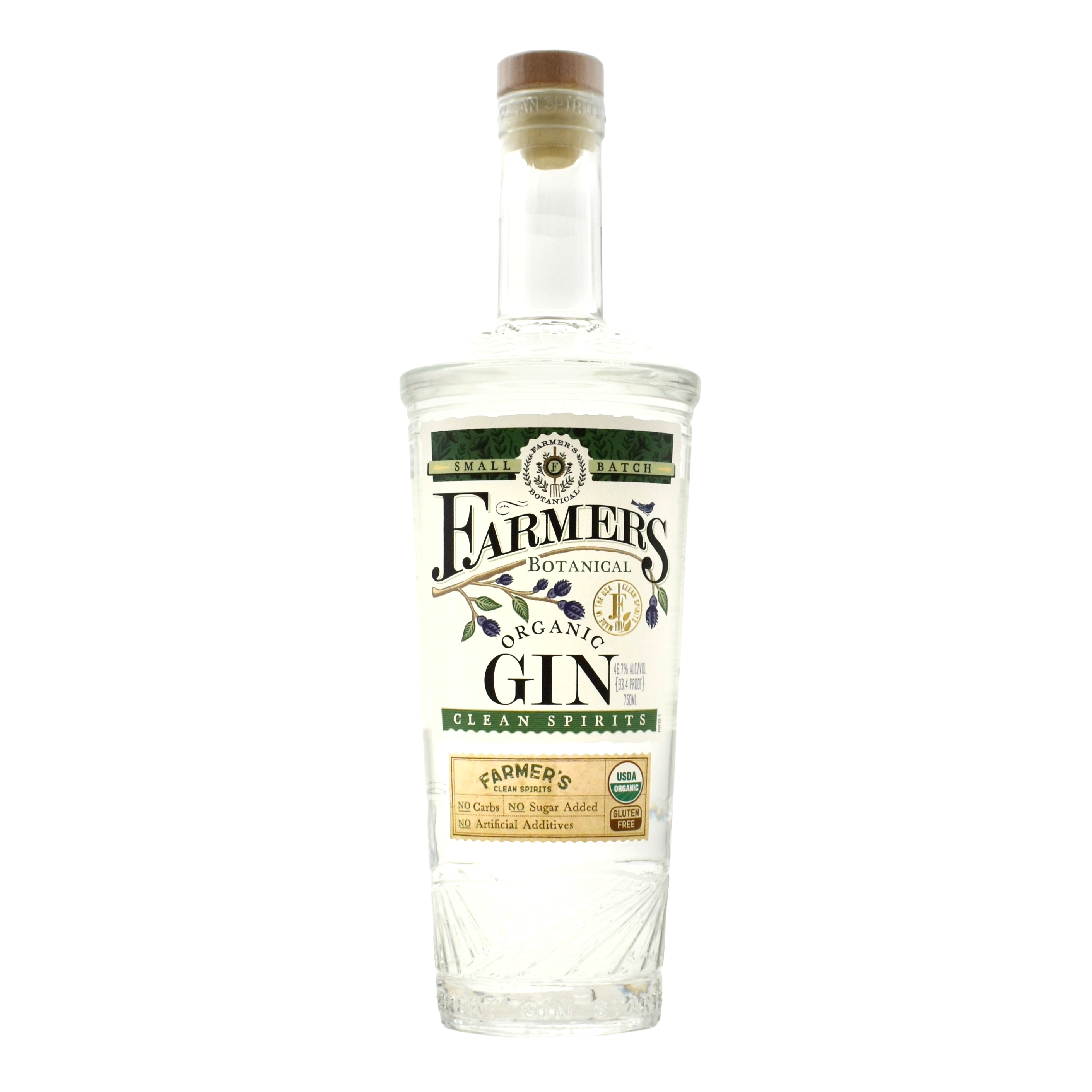 Farmer's Organic Gin 750ml
