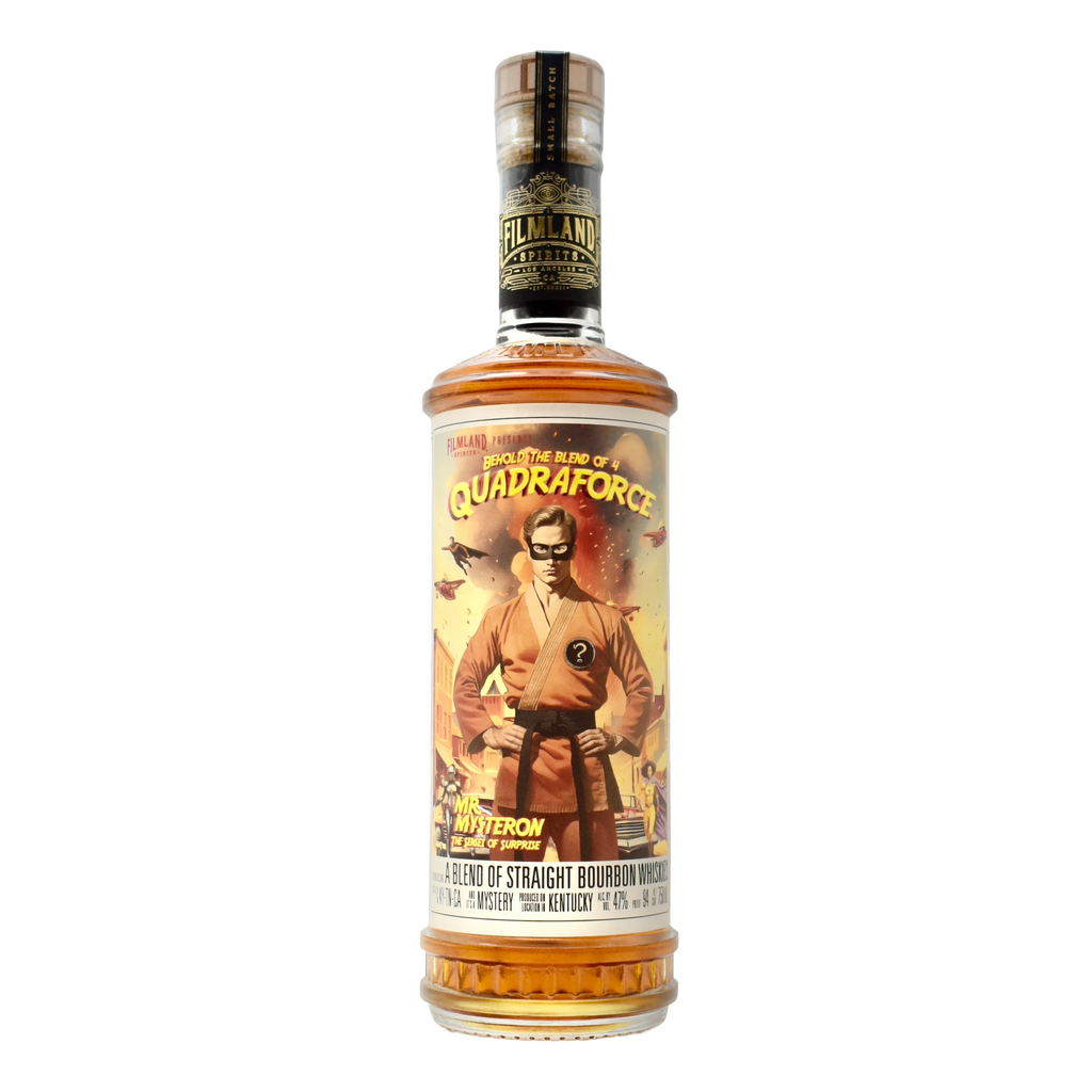 Filmland Spirits Quadraforce Bourbon Mr Mysteron 750ml