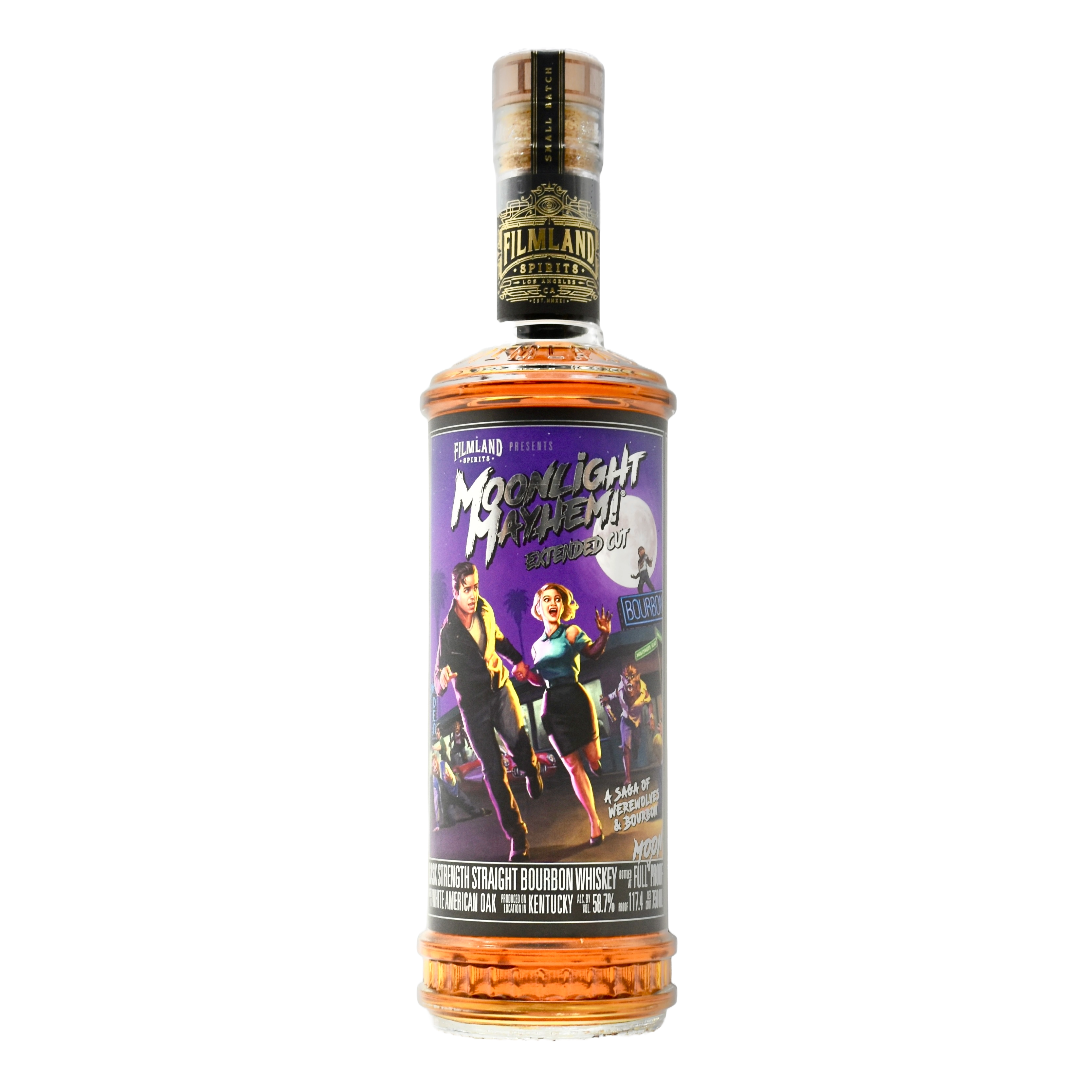 Filmland Spirits "Moonlight Mayhem Extended Cut" Cask Strength Bourbon 750ml