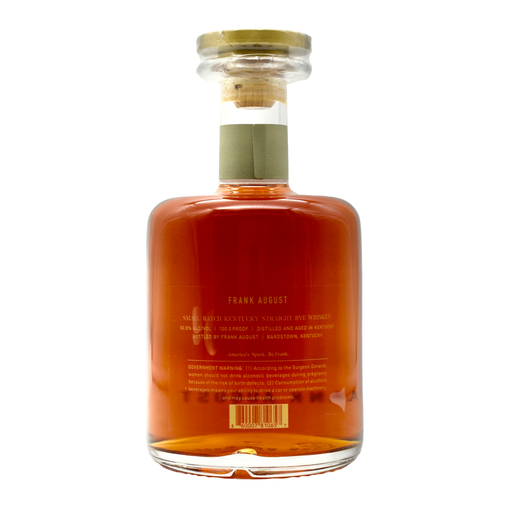 Frank August Rye Small Batch 750ml